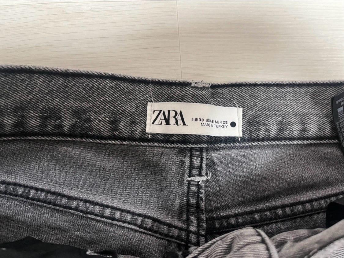 ZARA ZW 크롭 스트레이트진 2