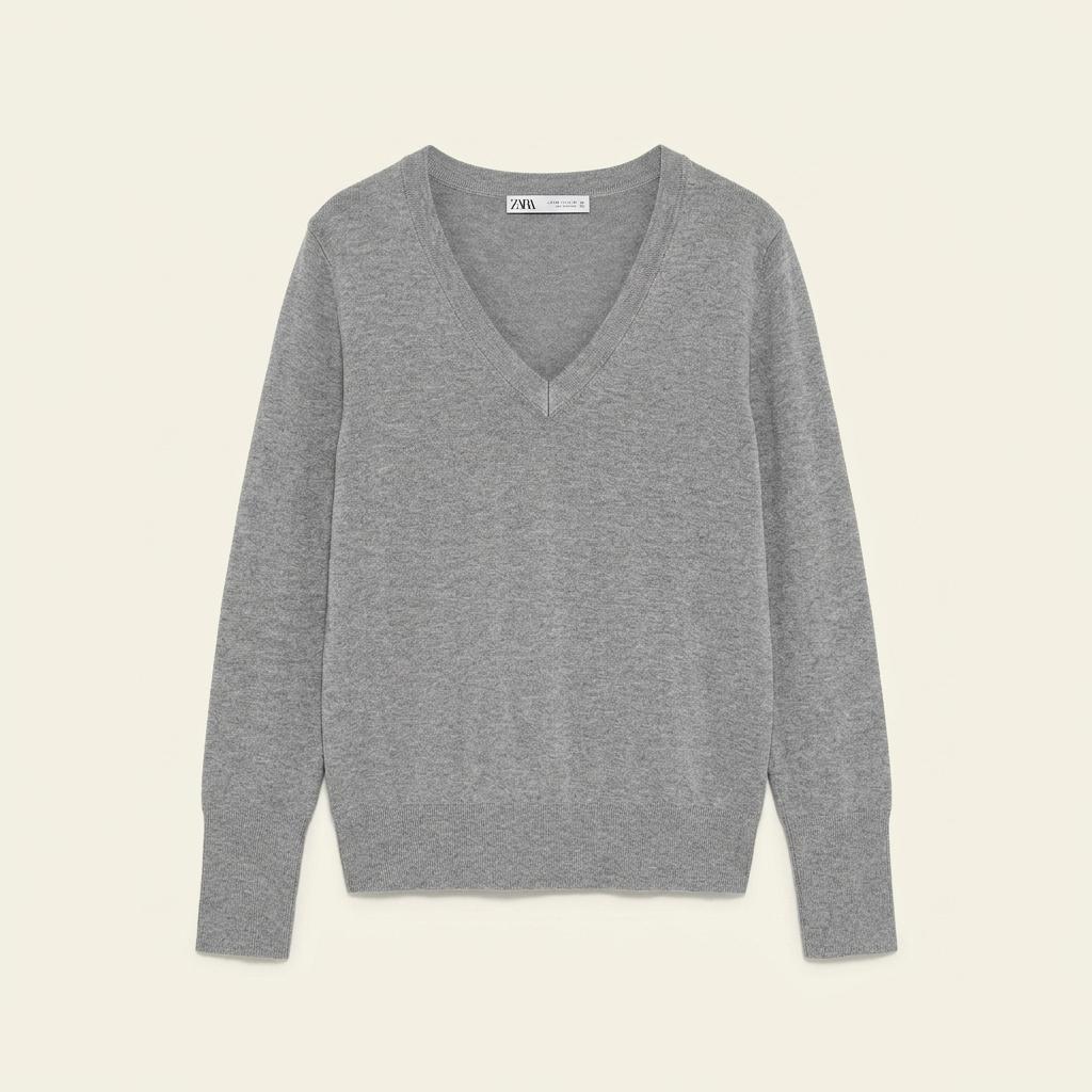 ZARA 여성 V넥 니트 1