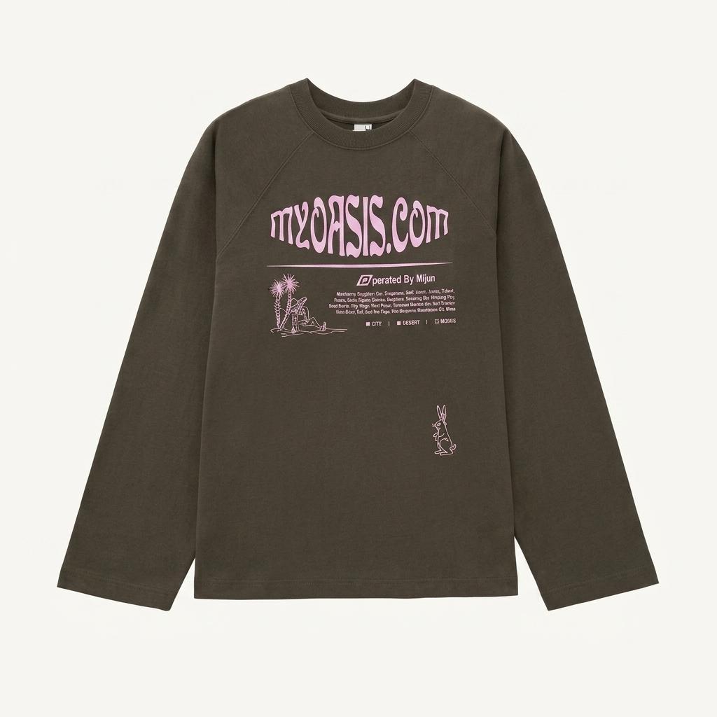 [Kijun 기준] Oasis Raglan Pullover ESSENTIAL UNISEX 1