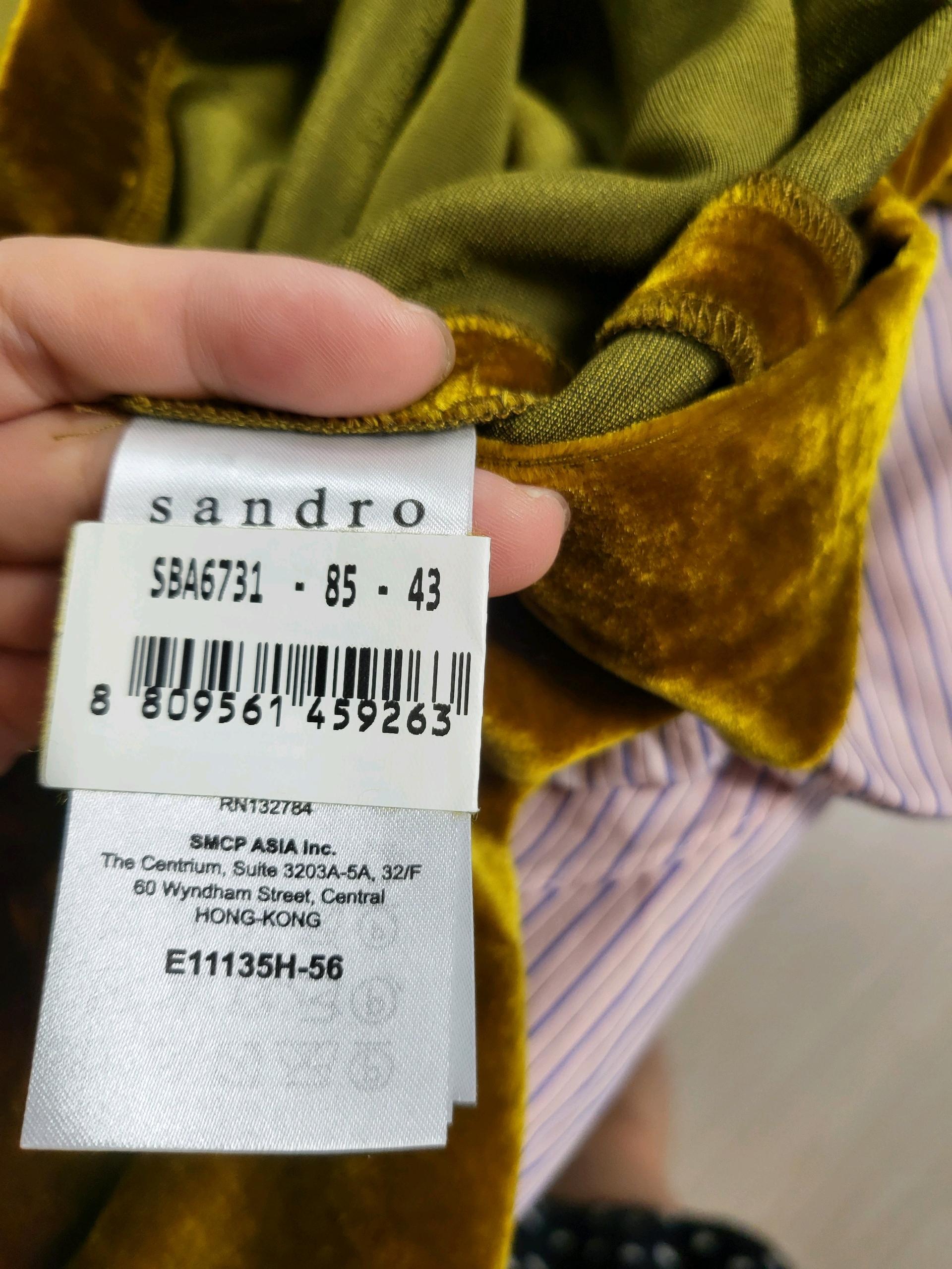 Sandro 벨벳 상의  4