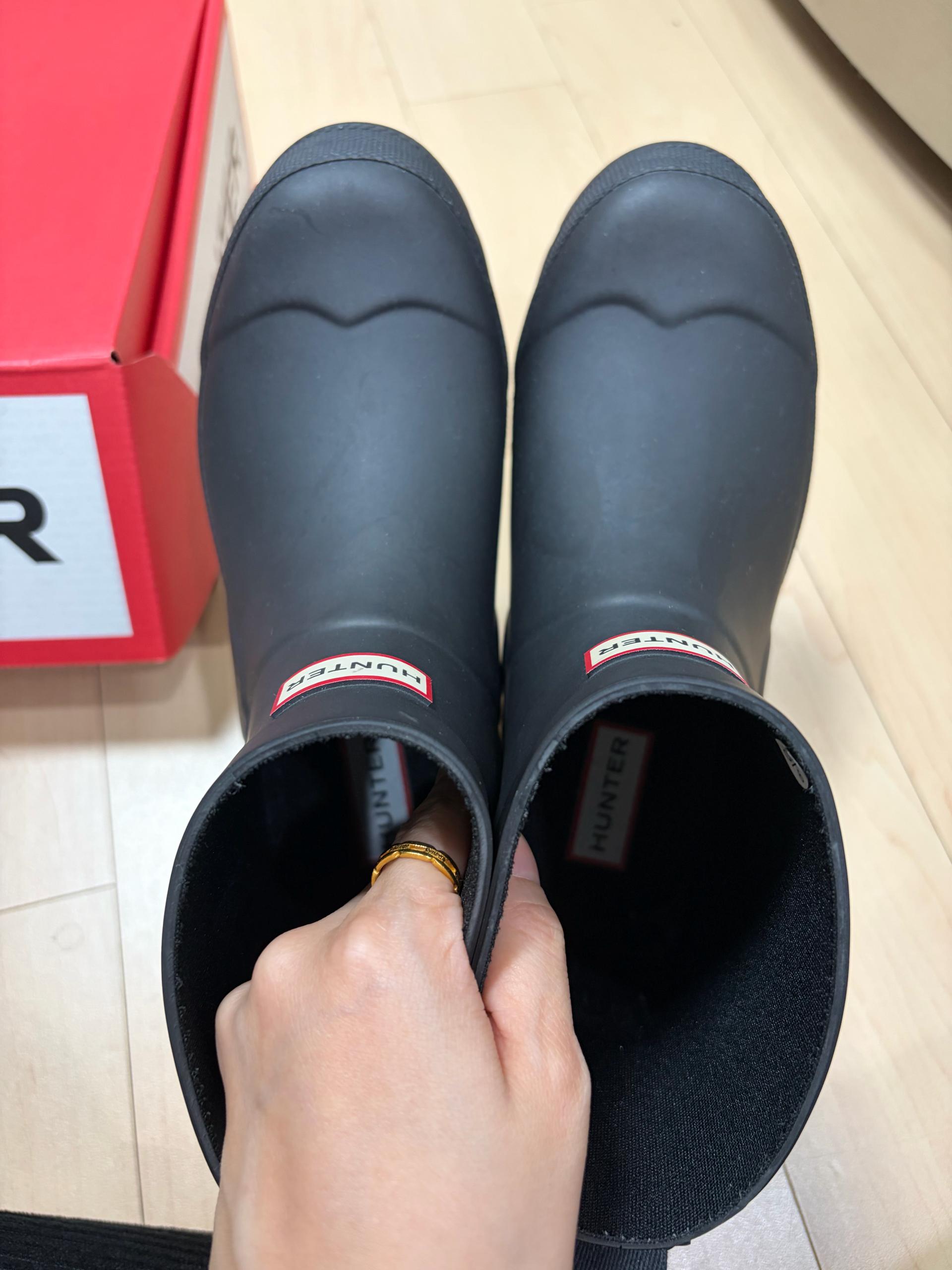 헌터 레인부츠 키즈 210 4