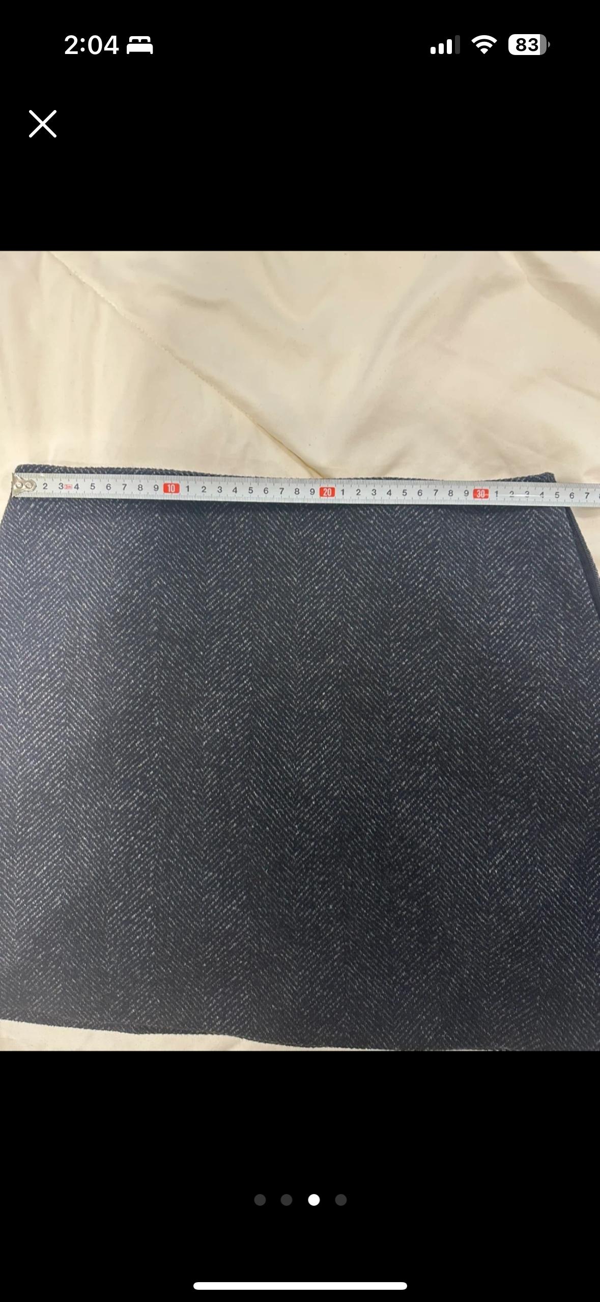 (자라) 택있는 새상품. 울블렌드 해링본 미니스커트 4
