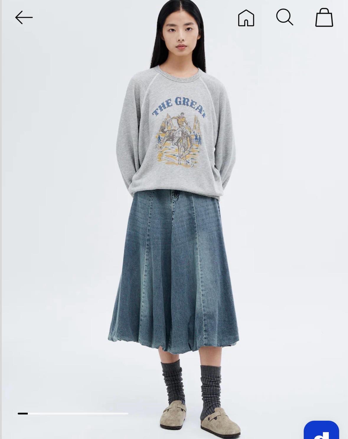 Sea New York 씨뉴욕 데님 스커트 2