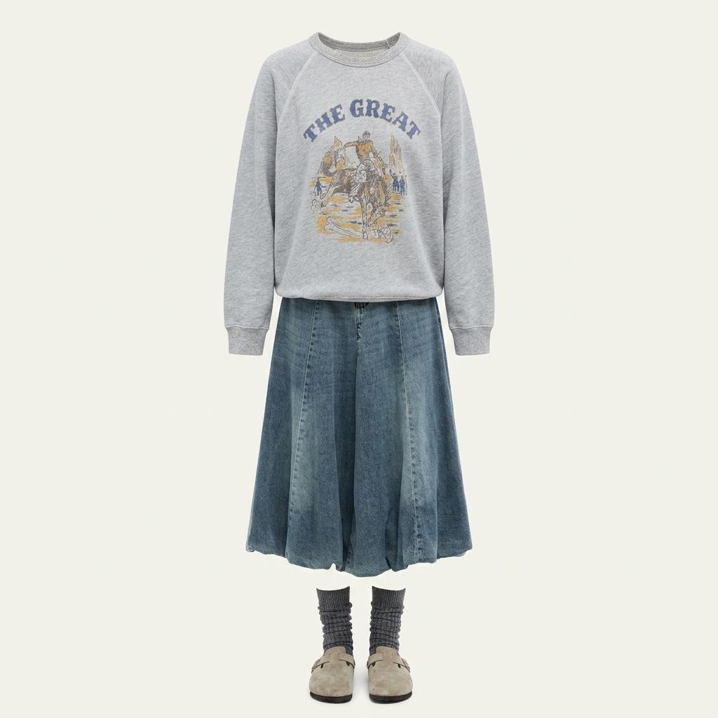 Sea New York 씨뉴욕 데님 스커트 1