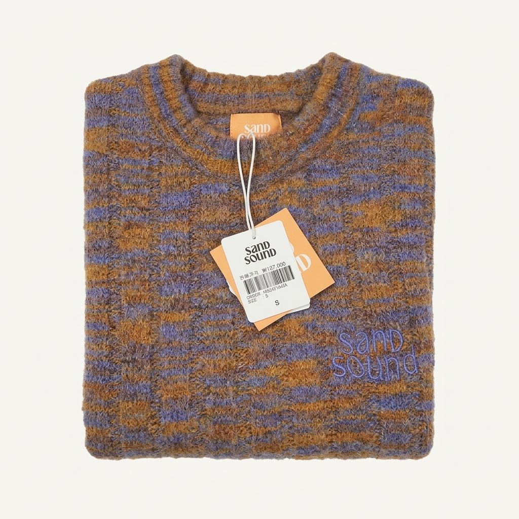 샌드사운드 니트(Hairy Gradient Crew Neck Pullover) 새제품 1