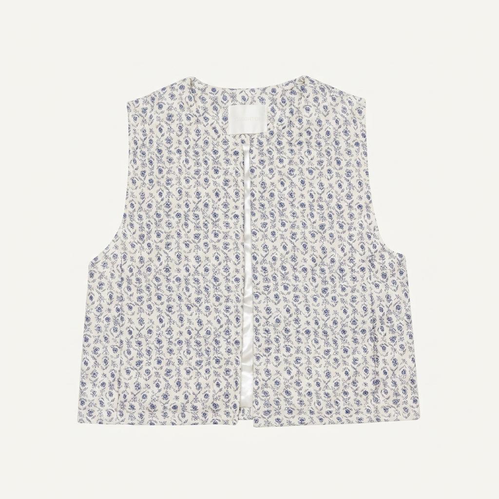 Grandma Quilting Vest 도우터 새제품 1