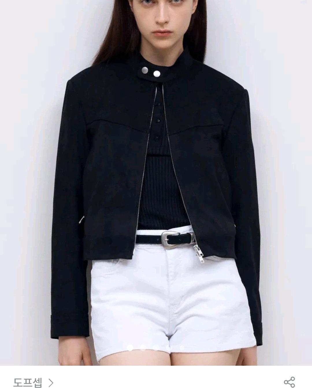 도프셉 비건 스웨이드 레이서 자켓 5