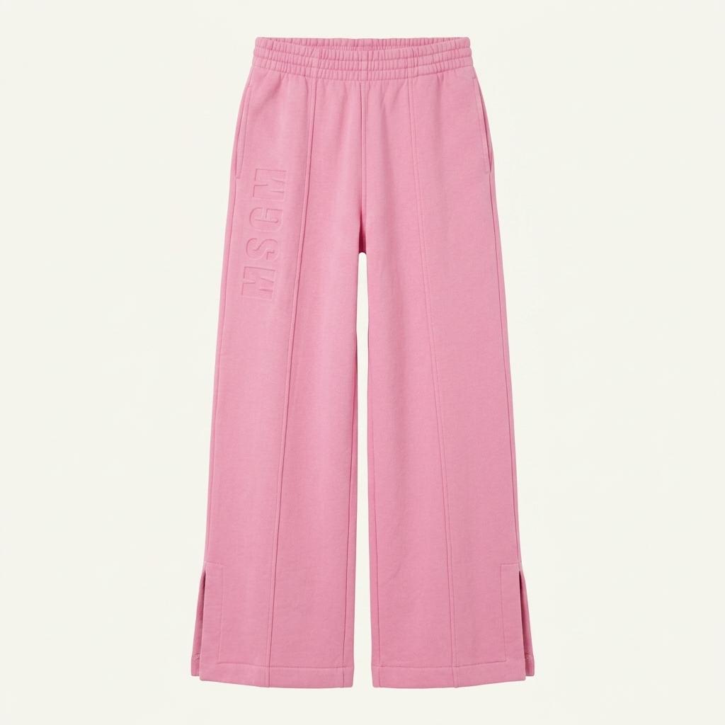 MSGM KIDS 기모 와이드 팬츠 12A 1