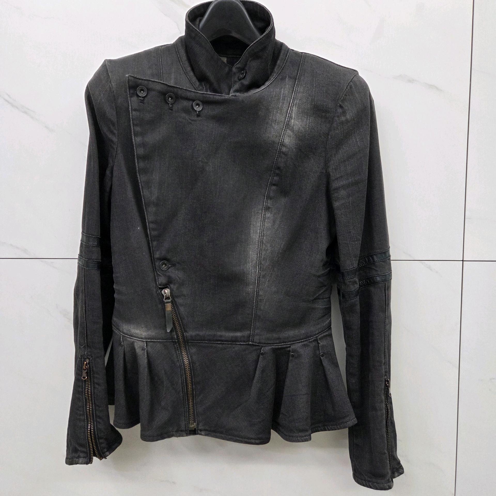 디젤 데님.라이더 자켓 XXS 2