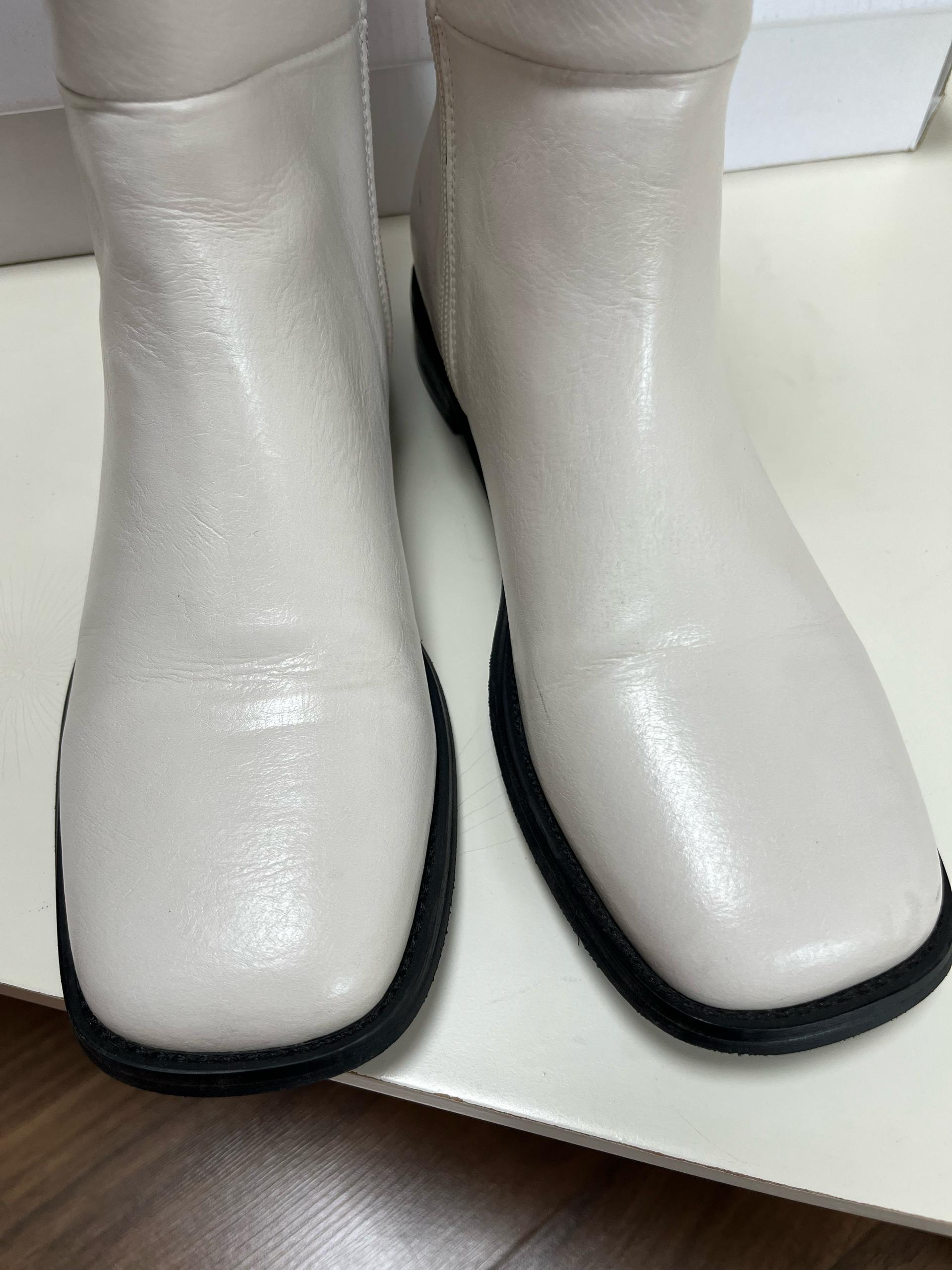 모노톡시 소가죽 크림 미들부츠 255 3
