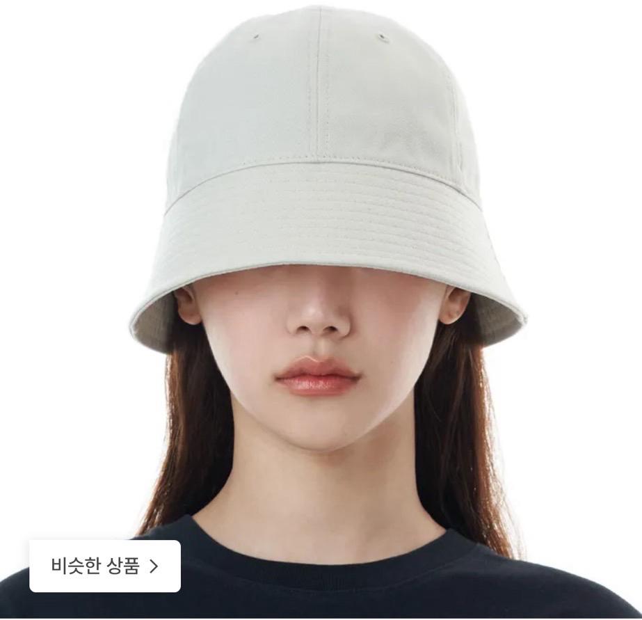 루오에스팩 오버핏 라운드 버킷햇 (아이보리) 4
