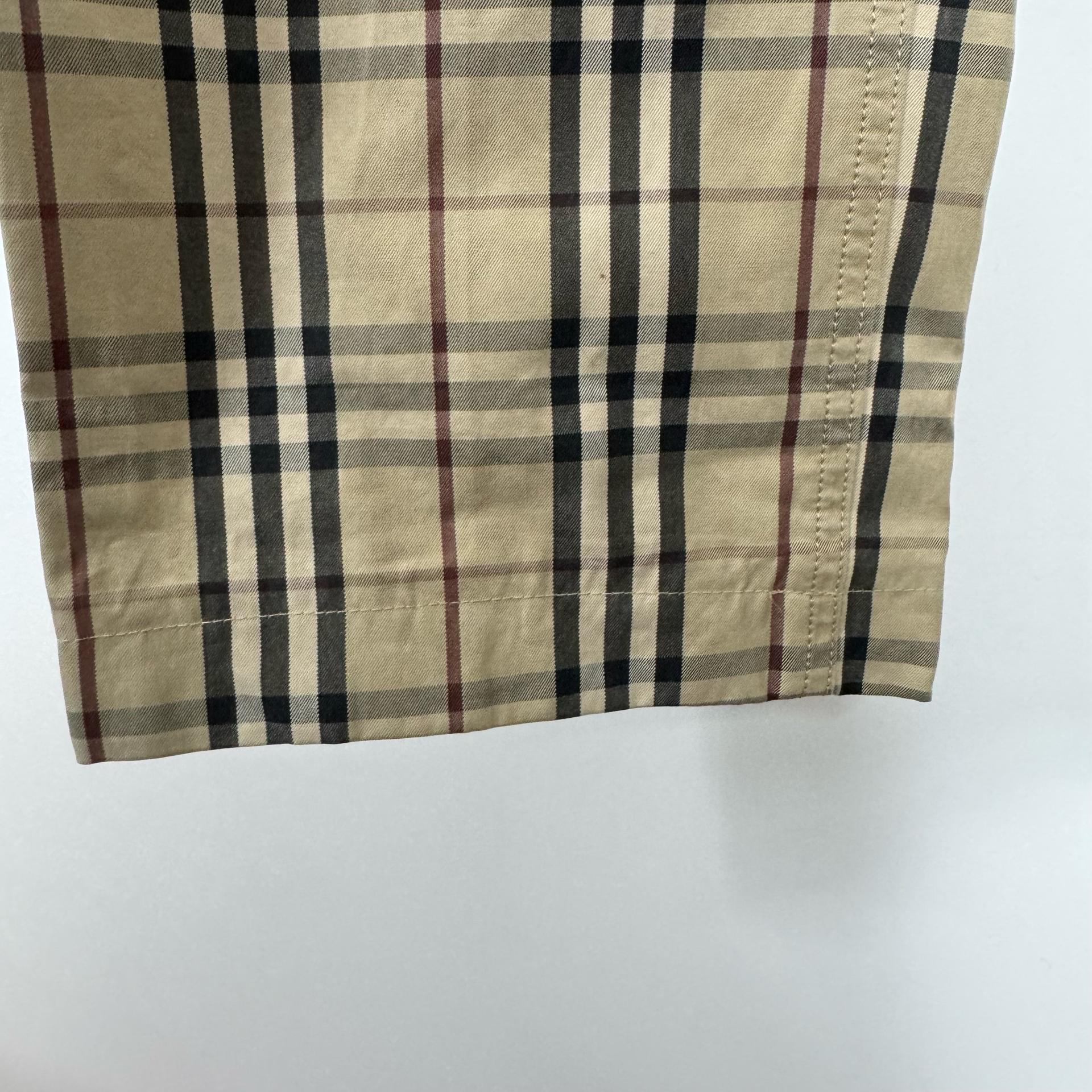 버버리 블랙 라벨 체크 바지 여자바지, 허리 약30정도. 4