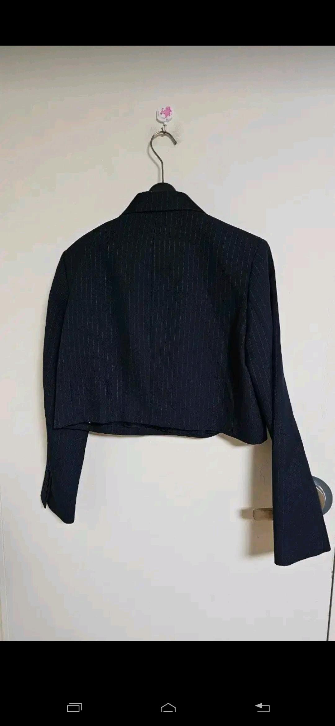 자라 크롭 스트라이프 블레이져 자켓  6
