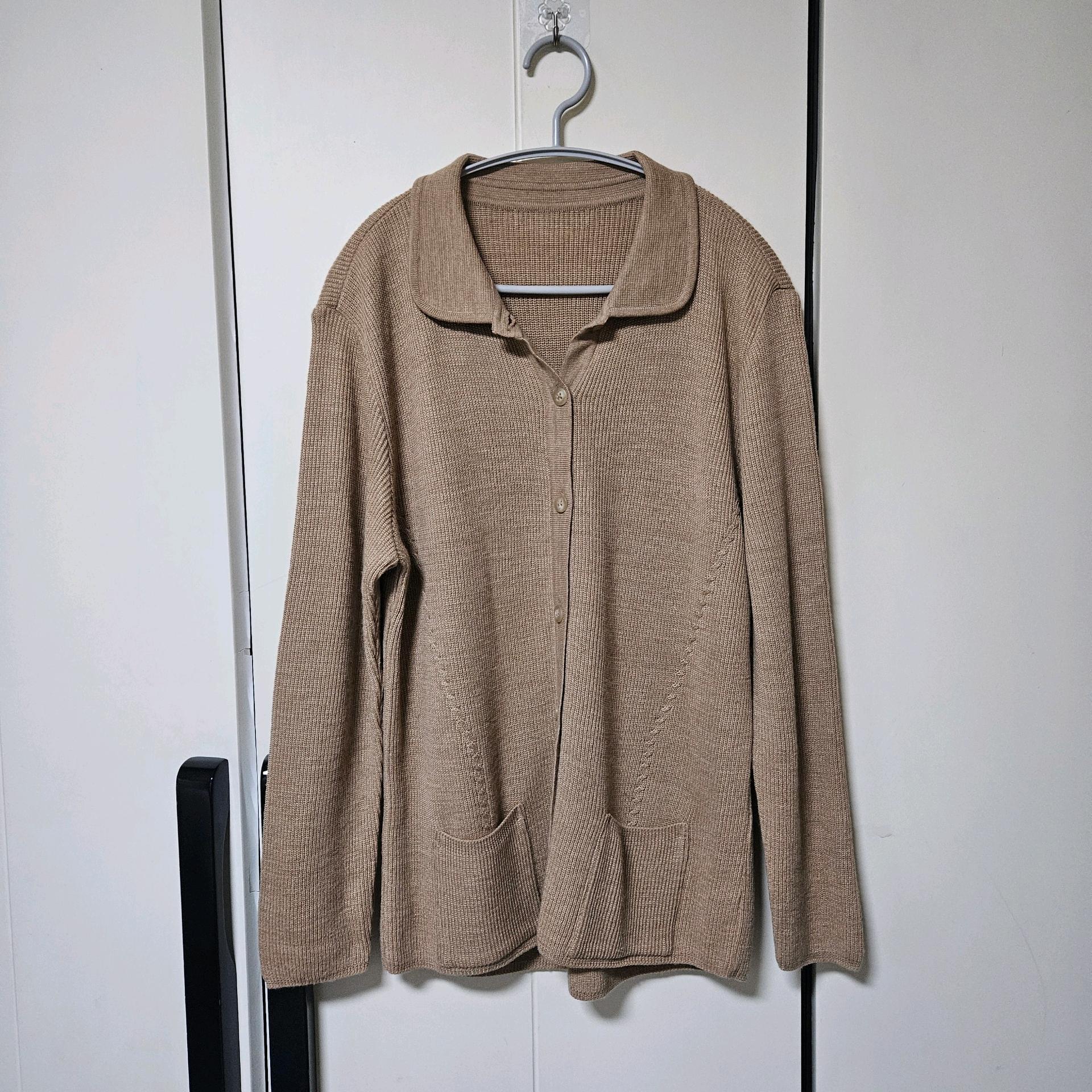 울40 빈티지 카라 포켓 가디건 2