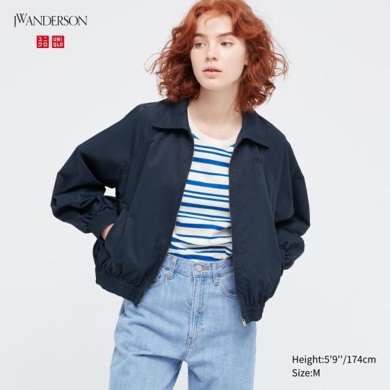 유니클로 JW앤더슨 블루종 자켓 네이비 M 2
