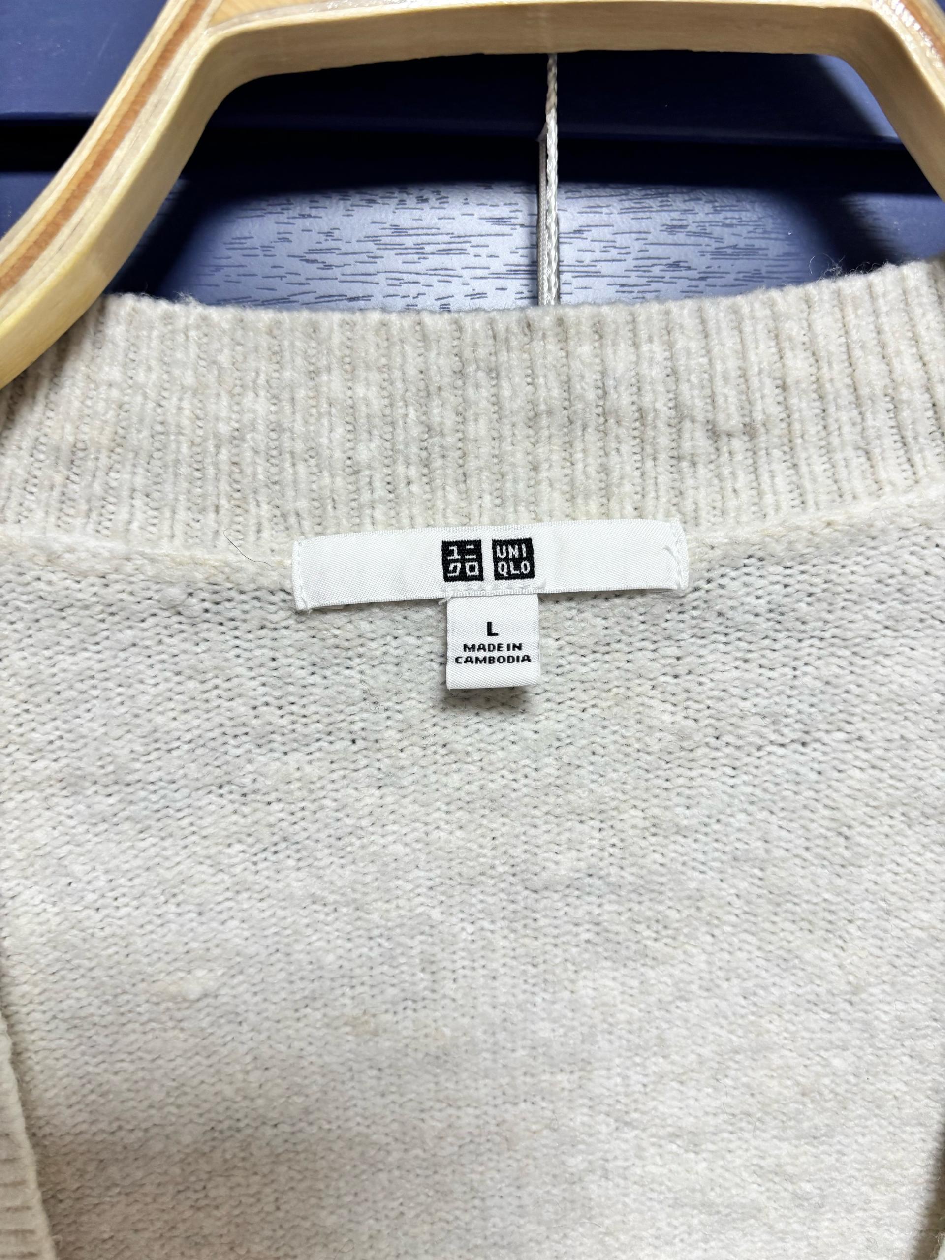 유니클로 오트밀 가디건 4