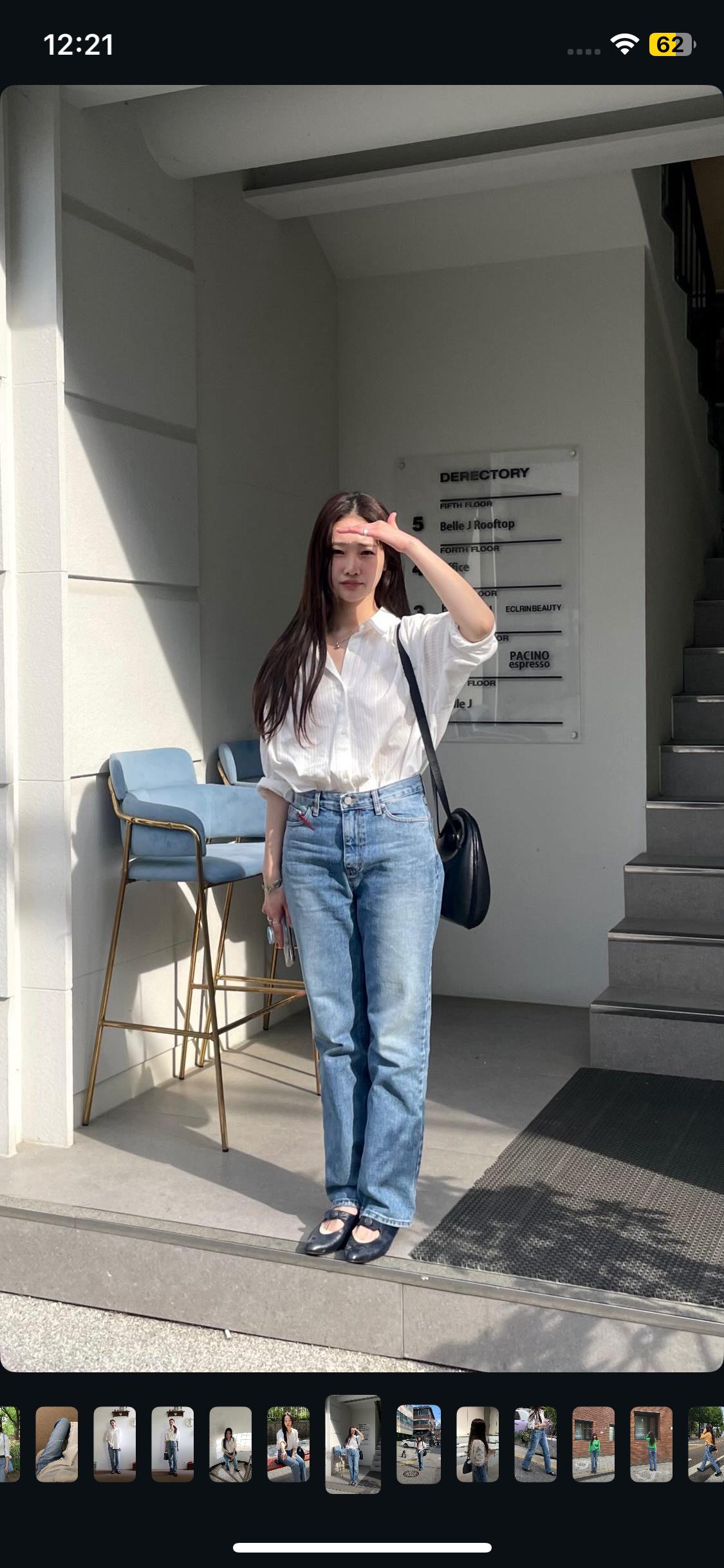 새상품) 쉬이즈큐트 아쿠아데님 2사이즈 2