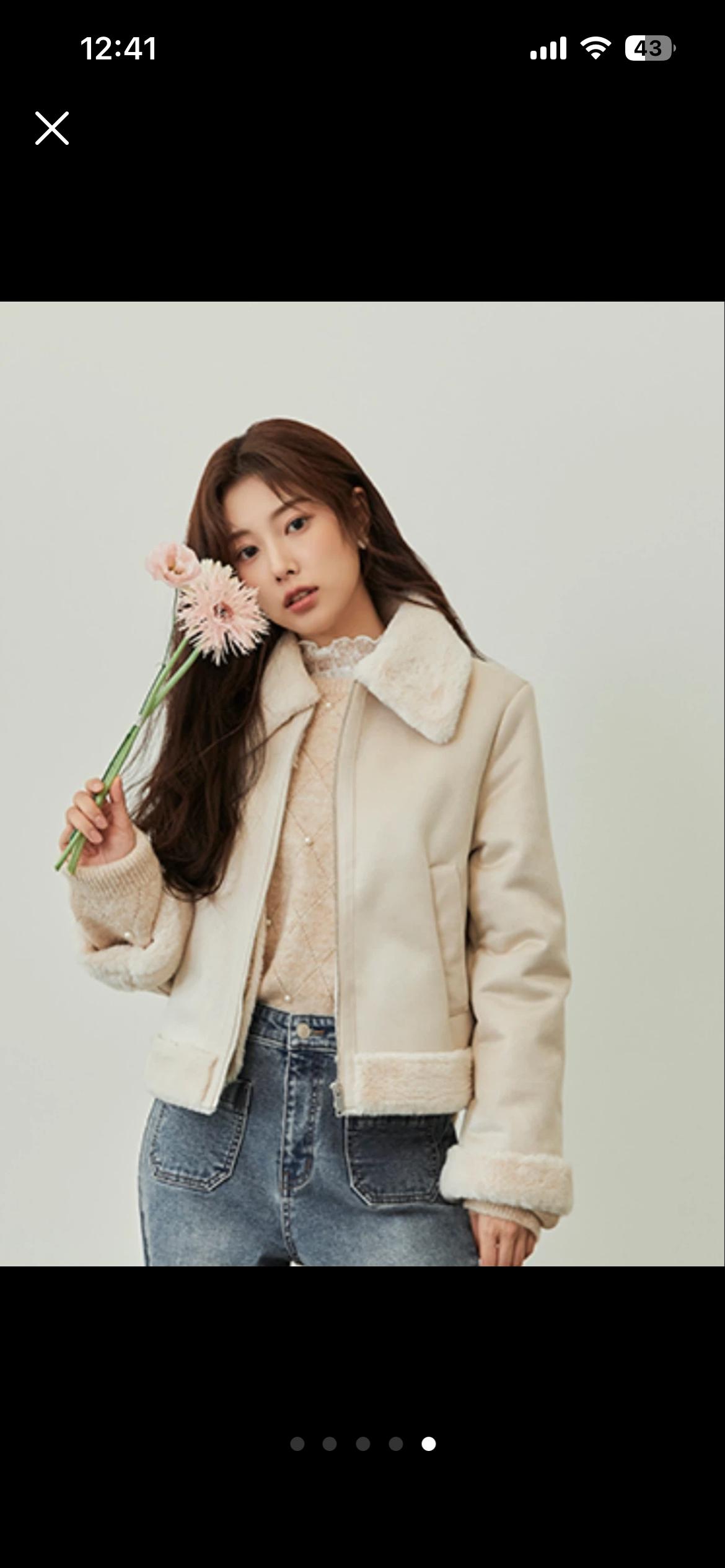 로엠 무스탕 크림화이트 5