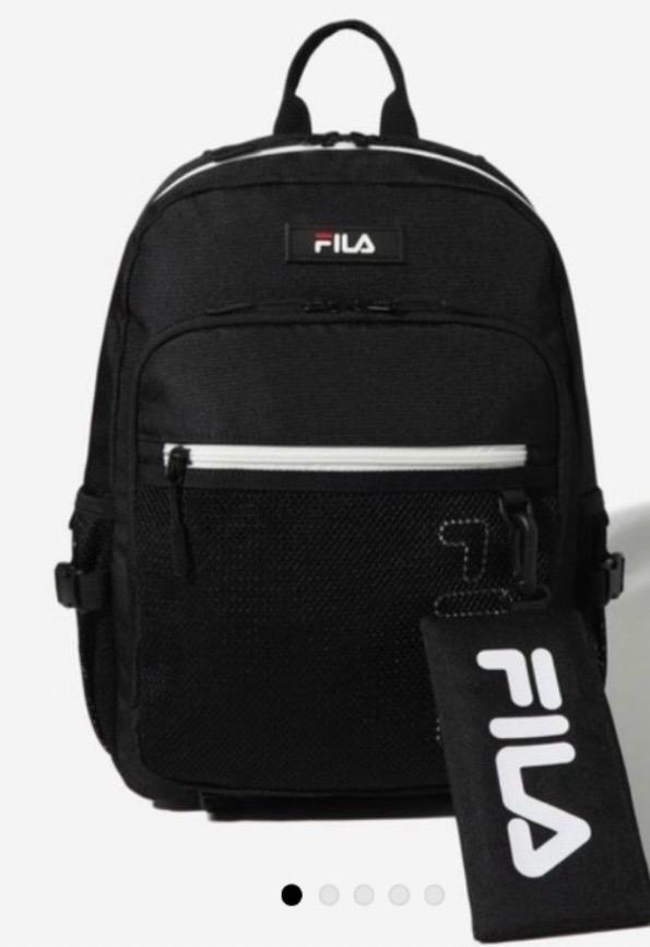 FILA 블랙 백팩 새상품 정가택99.000 입학선물초등저학년 남아 2