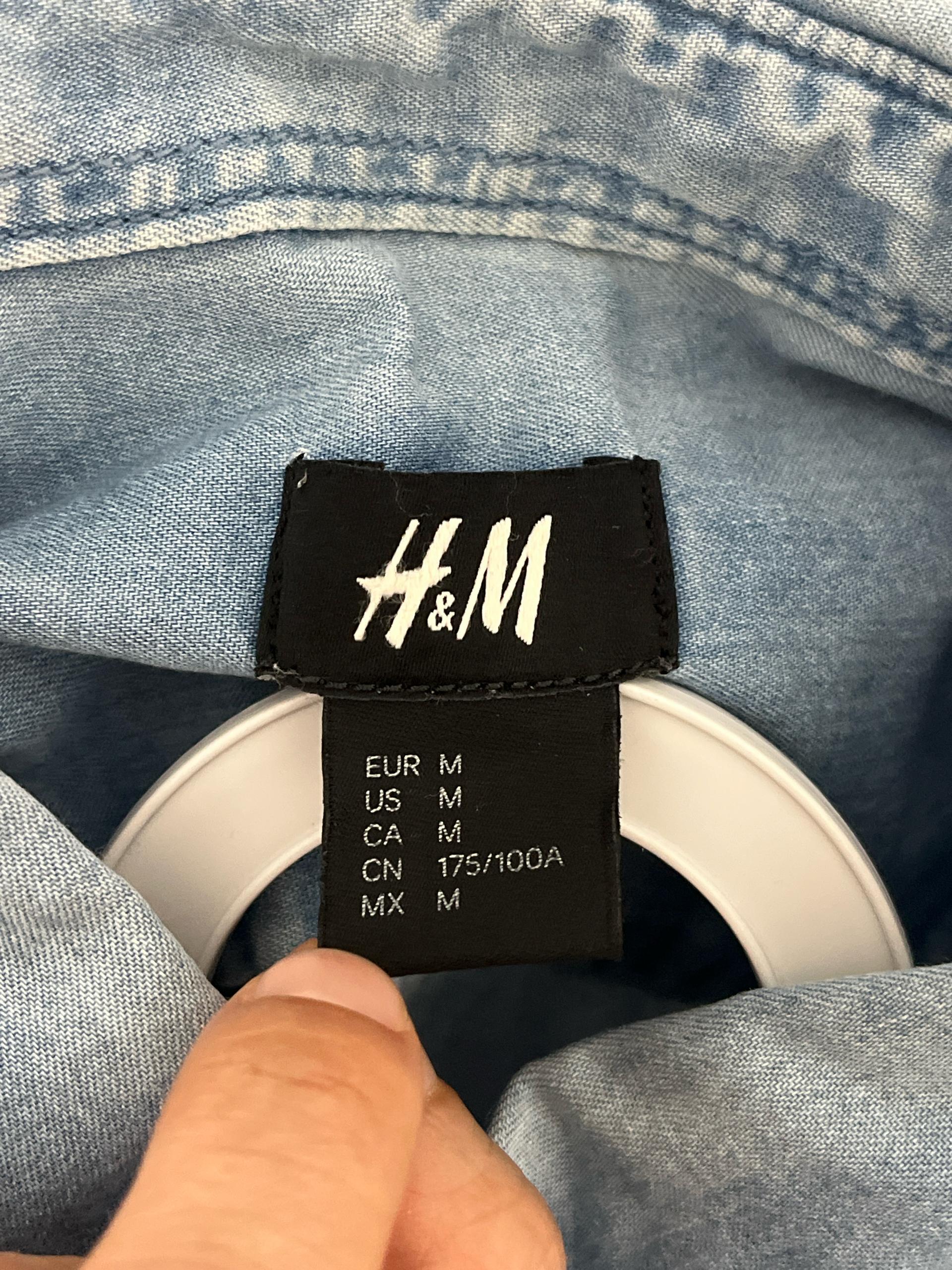 h&m 데님 반팔셔츠 4