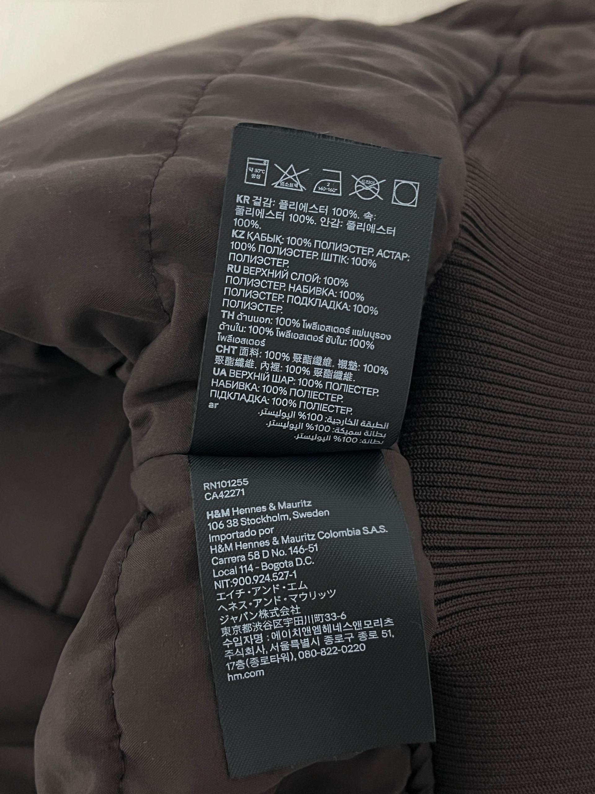 에이치엔엠 크롭 항공점퍼 5