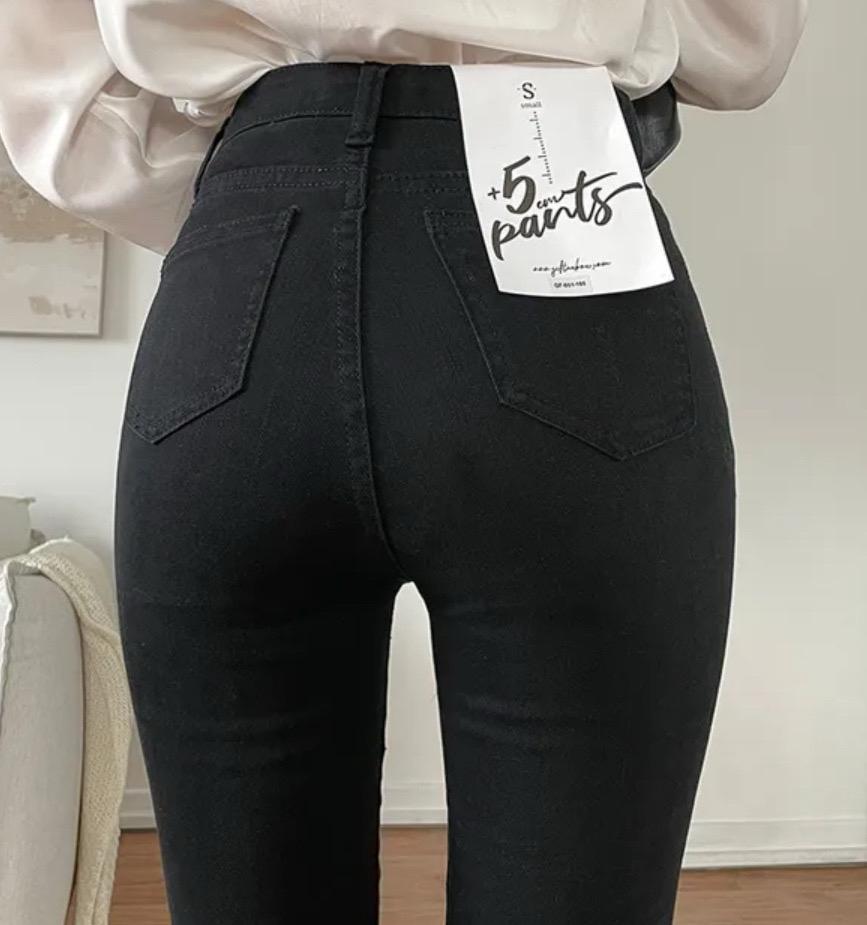 블랙 스키니진 새상품 S 6