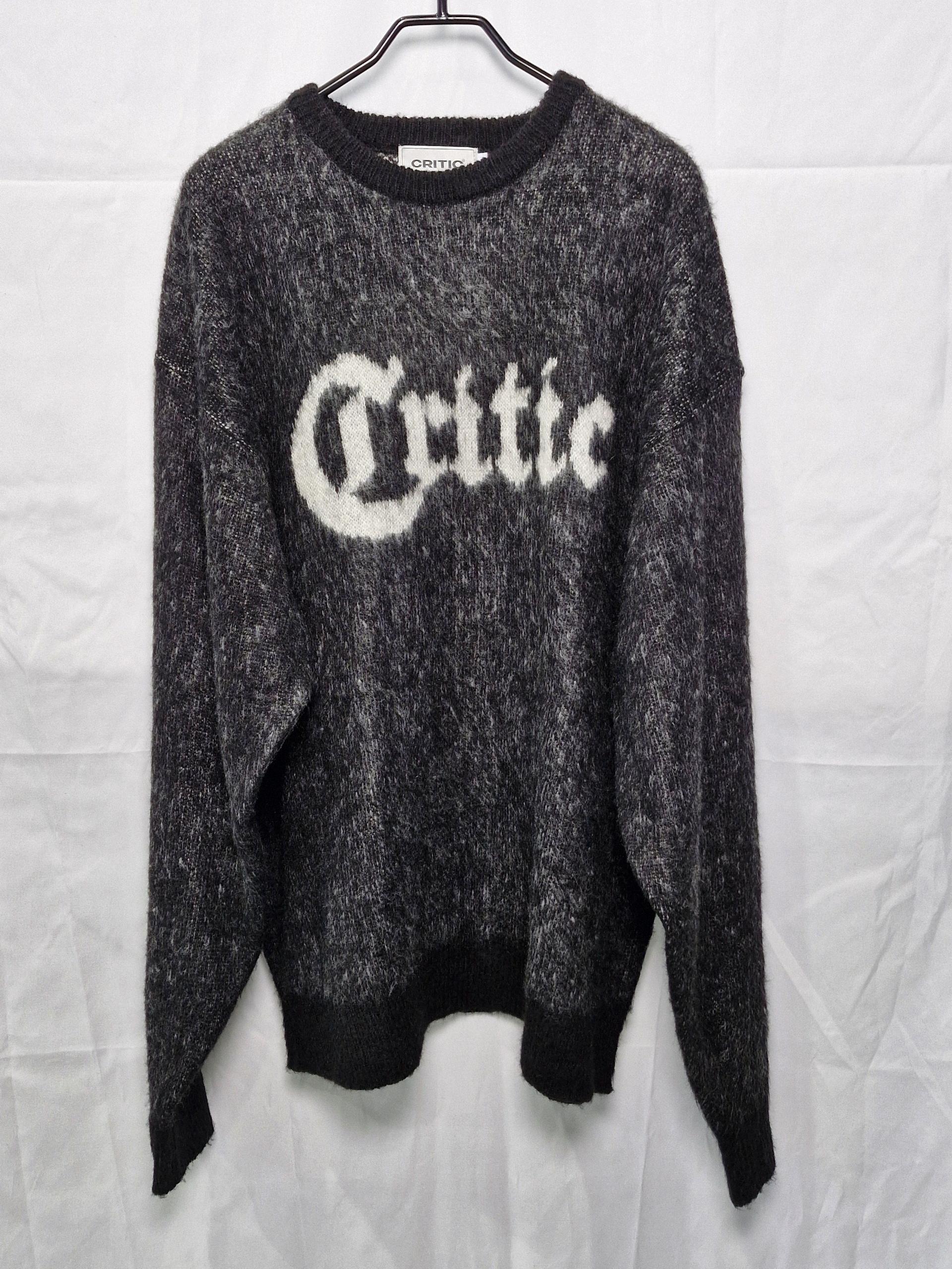 고딕 헤어리 니트 블랙 XL 2