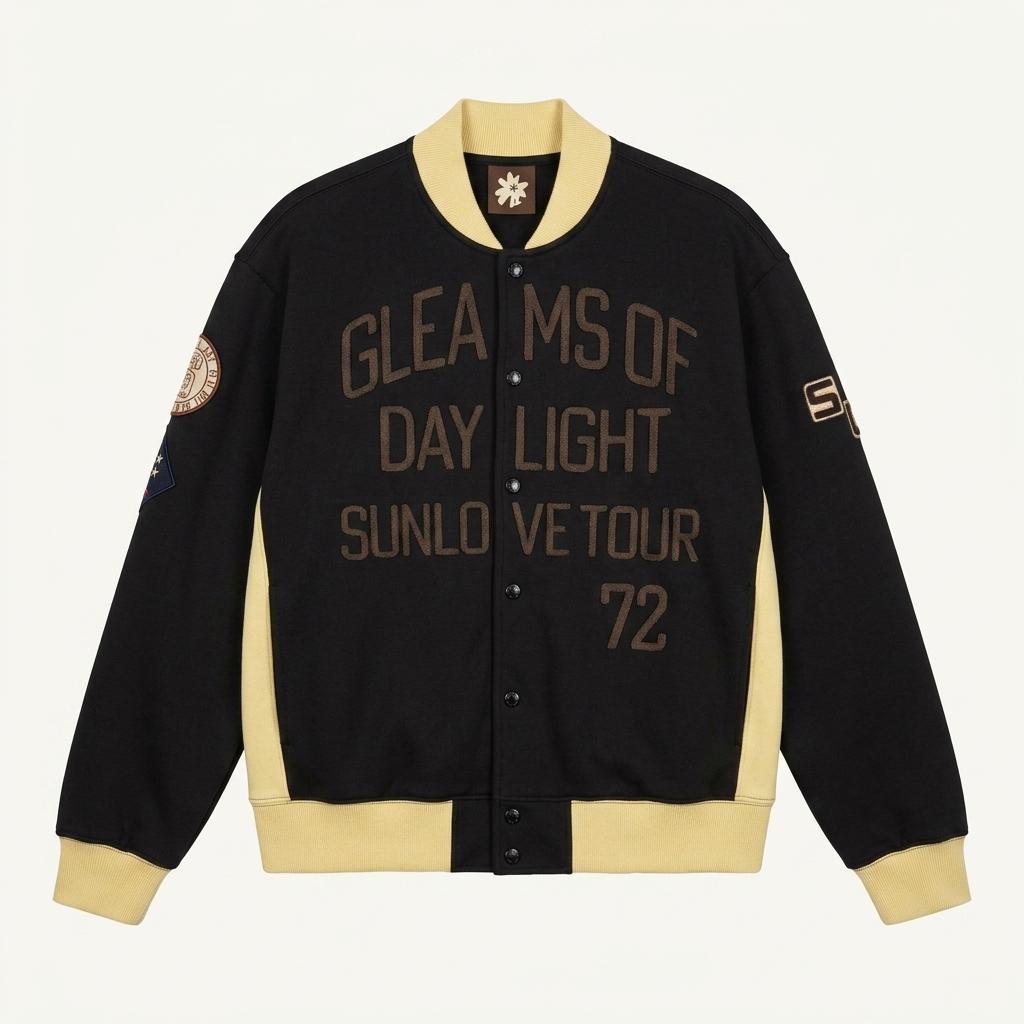 썬러브 Champion Jacket Black