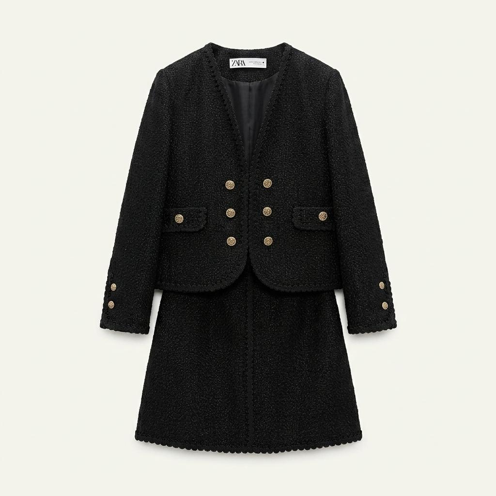ZARA 트위드 셋업 1