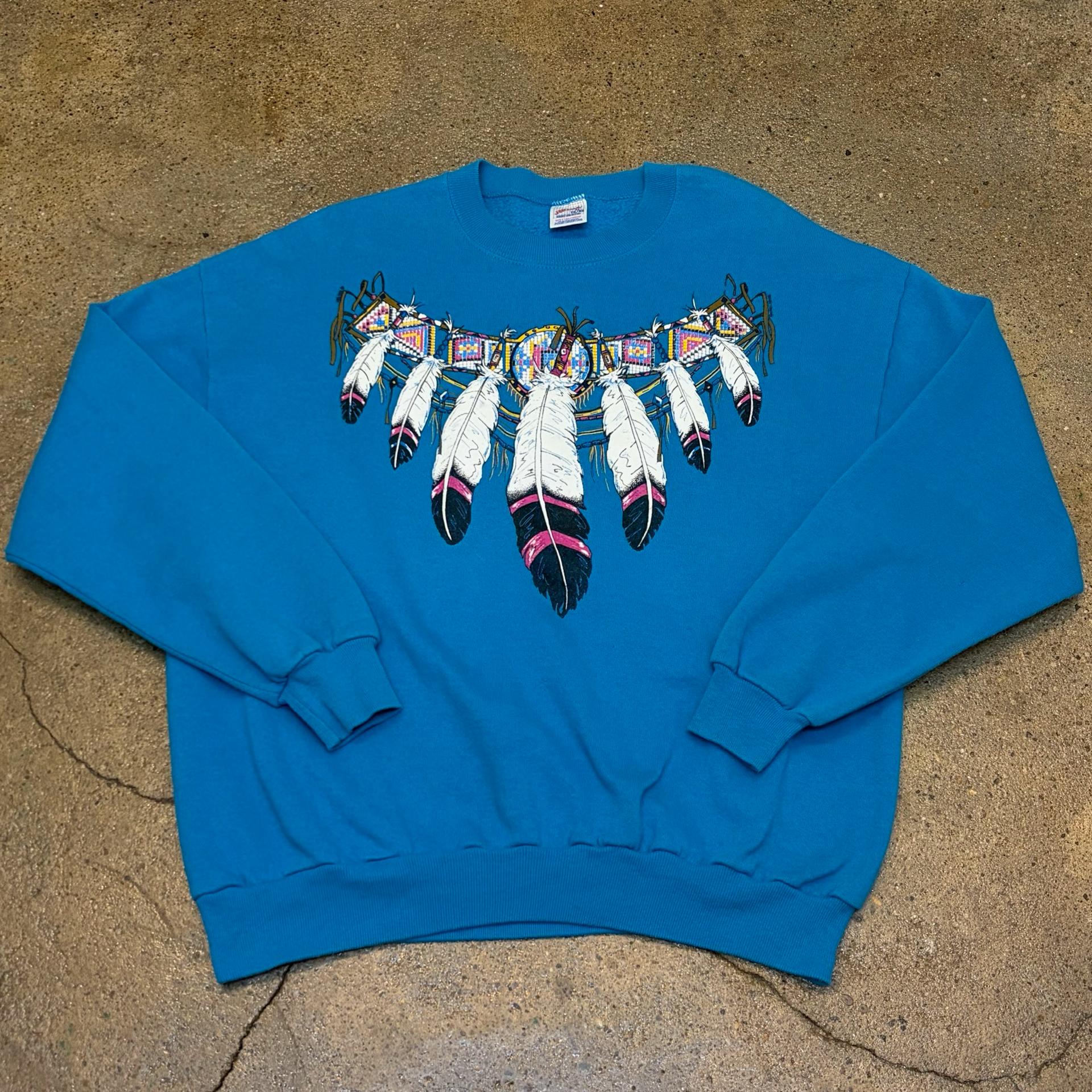 [20%세일] 90s Made in USA 빈티지 저지스 인디언 맨투맨  2