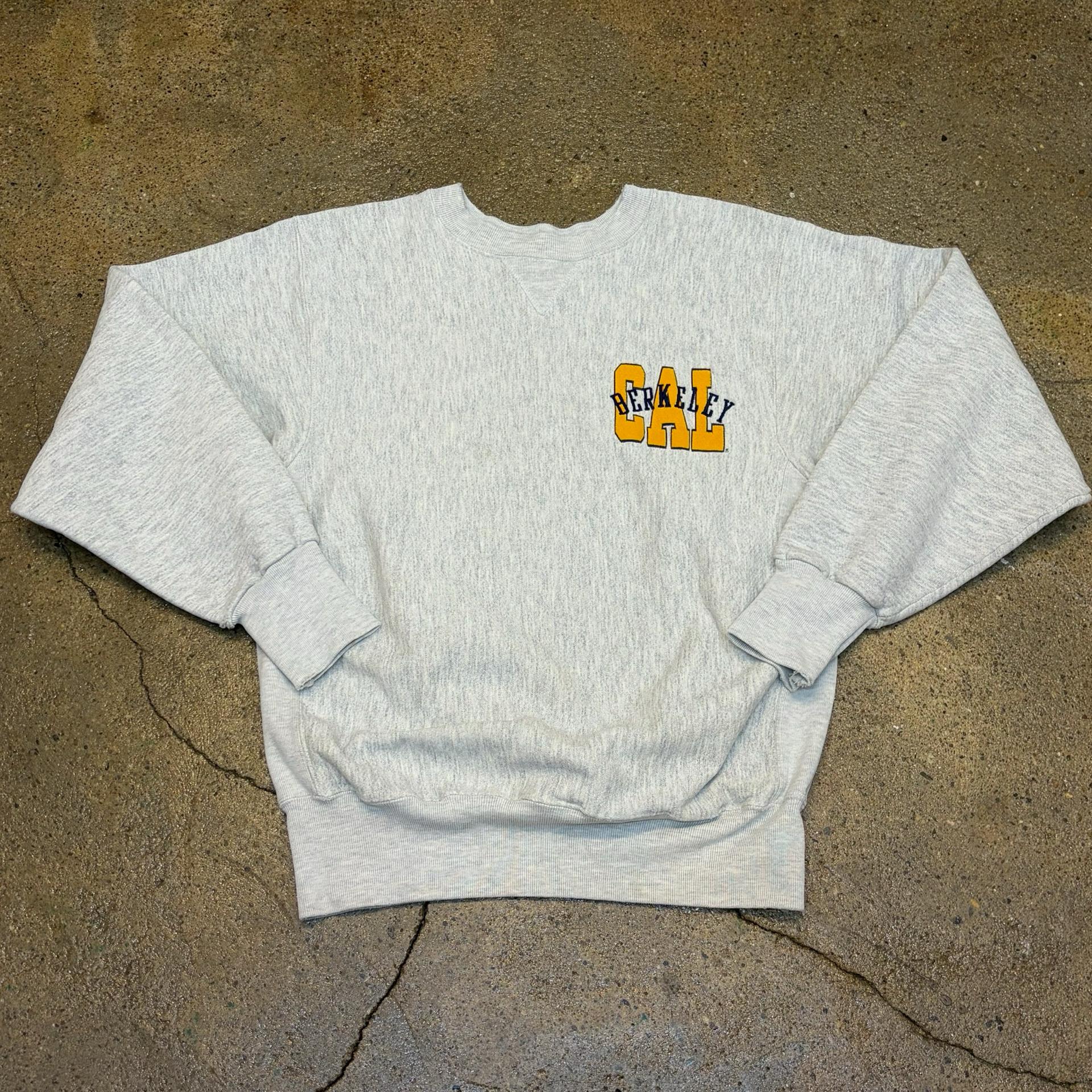90s Made in USA 빈티지 버클리 대학 리버스위브 맨투맨 2