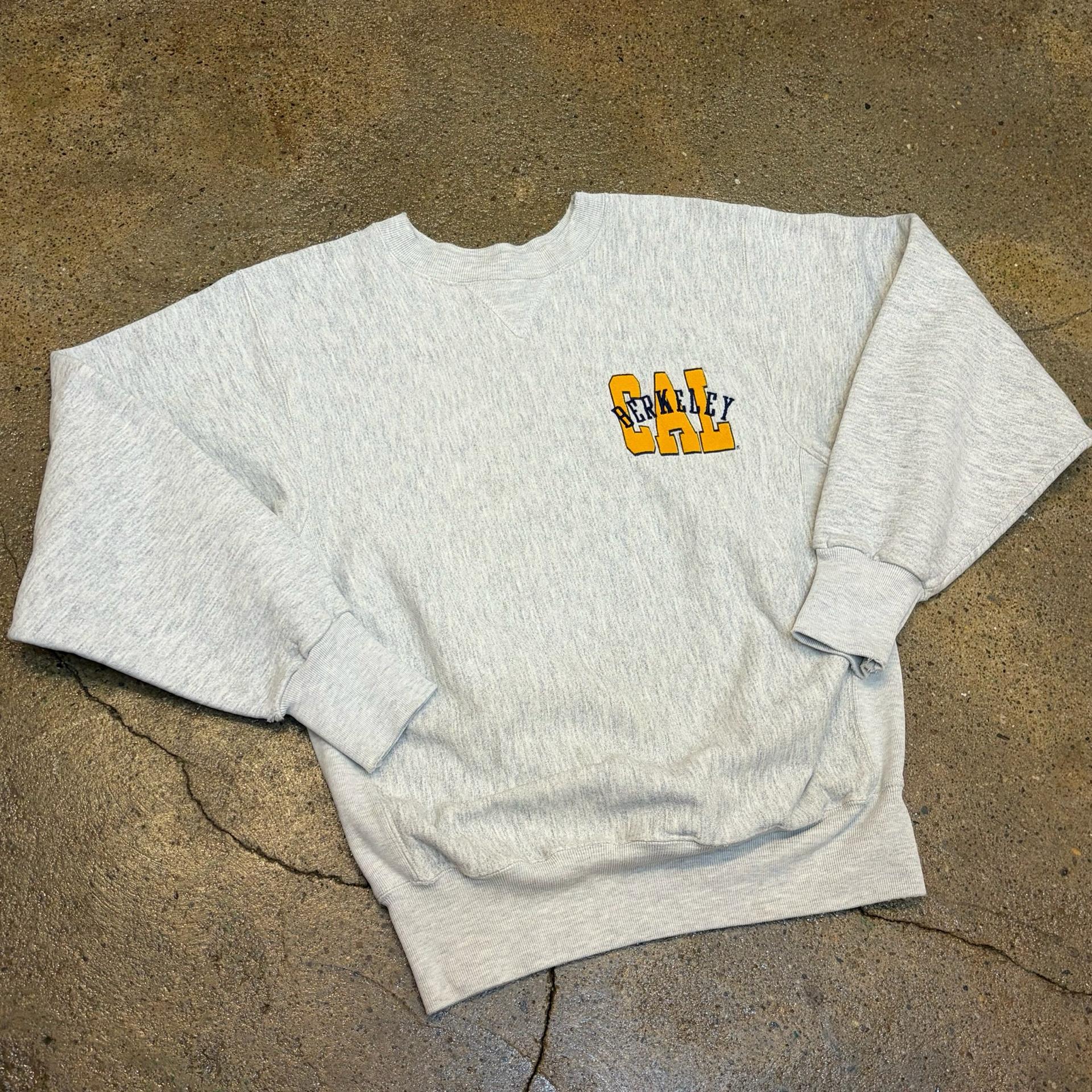 90s Made in USA 빈티지 버클리 대학 리버스위브 맨투맨 3