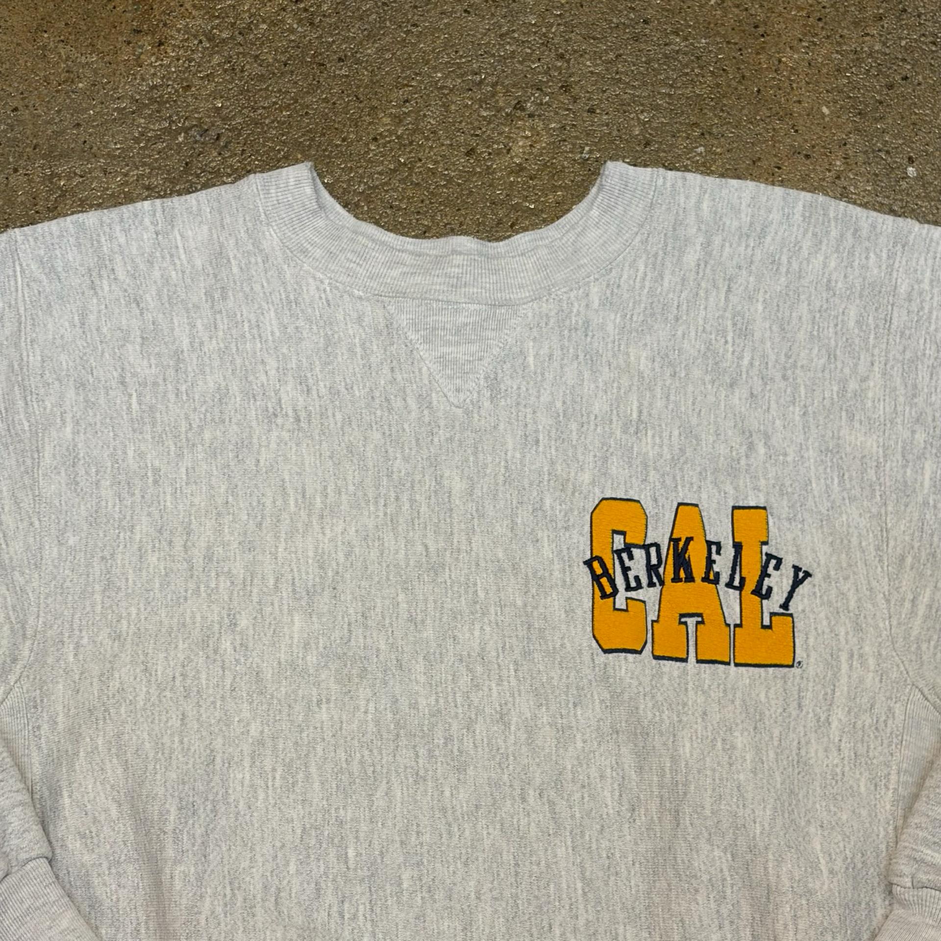 90s Made in USA 빈티지 버클리 대학 리버스위브 맨투맨 4