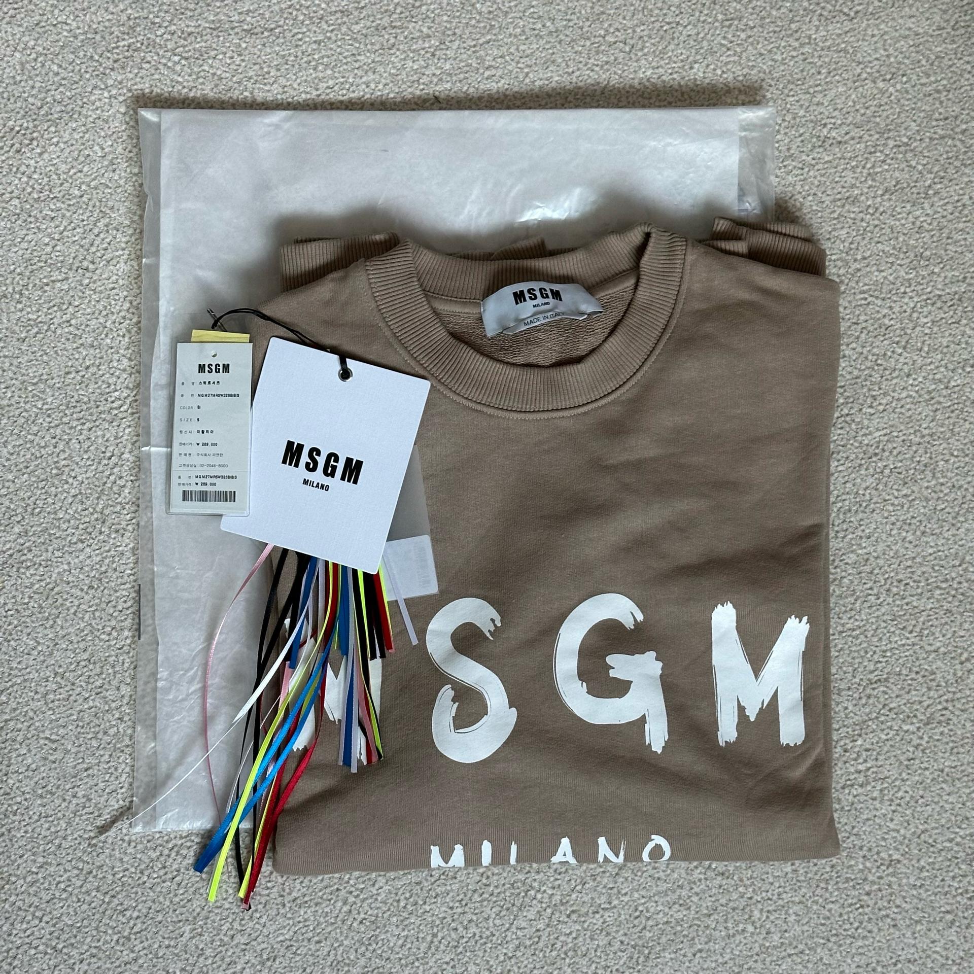 MSGM 스웨트셔츠 공용사이즈 4