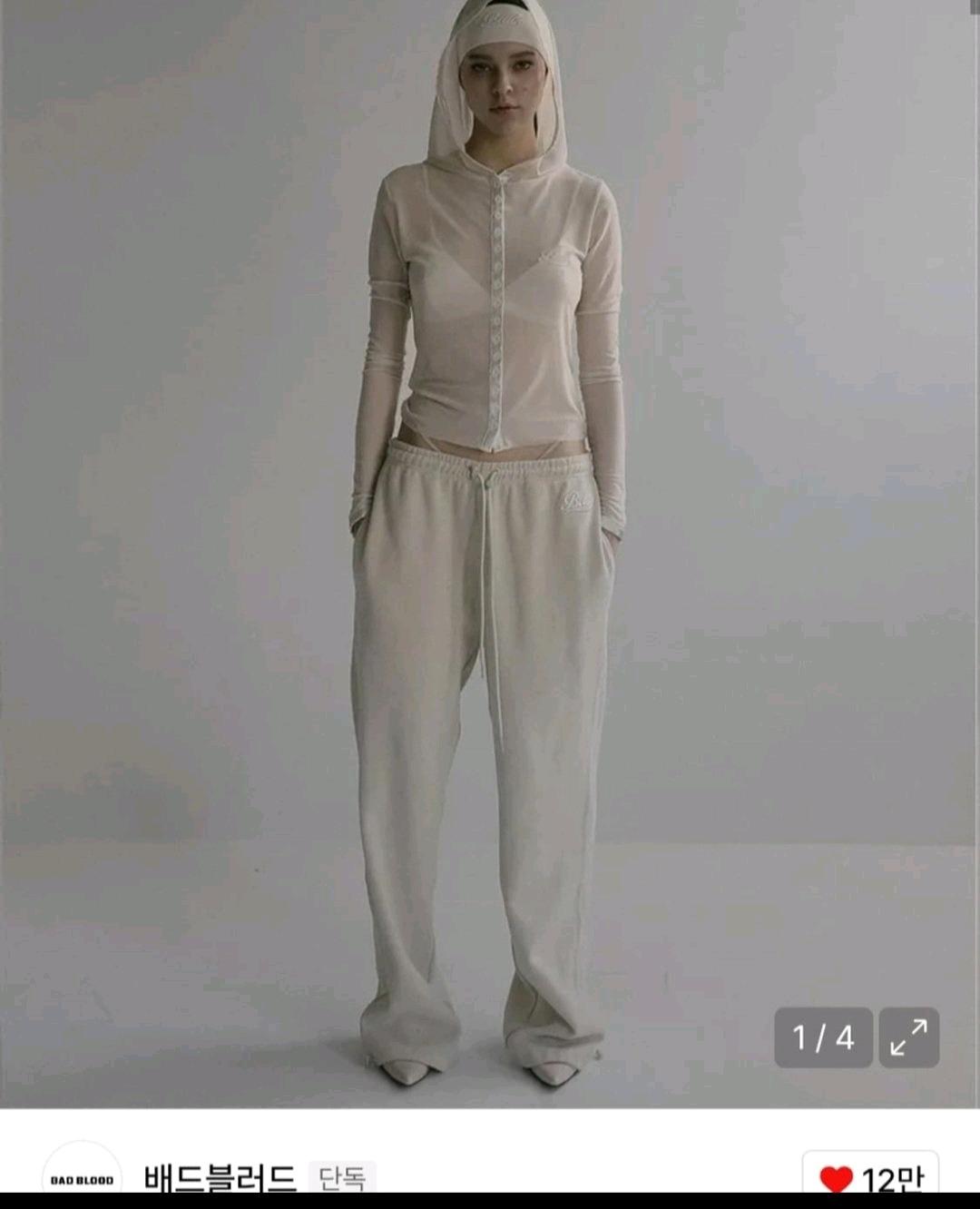 (새상품) 배드블러드 비욘드 소프트 조거팬츠 크림 2