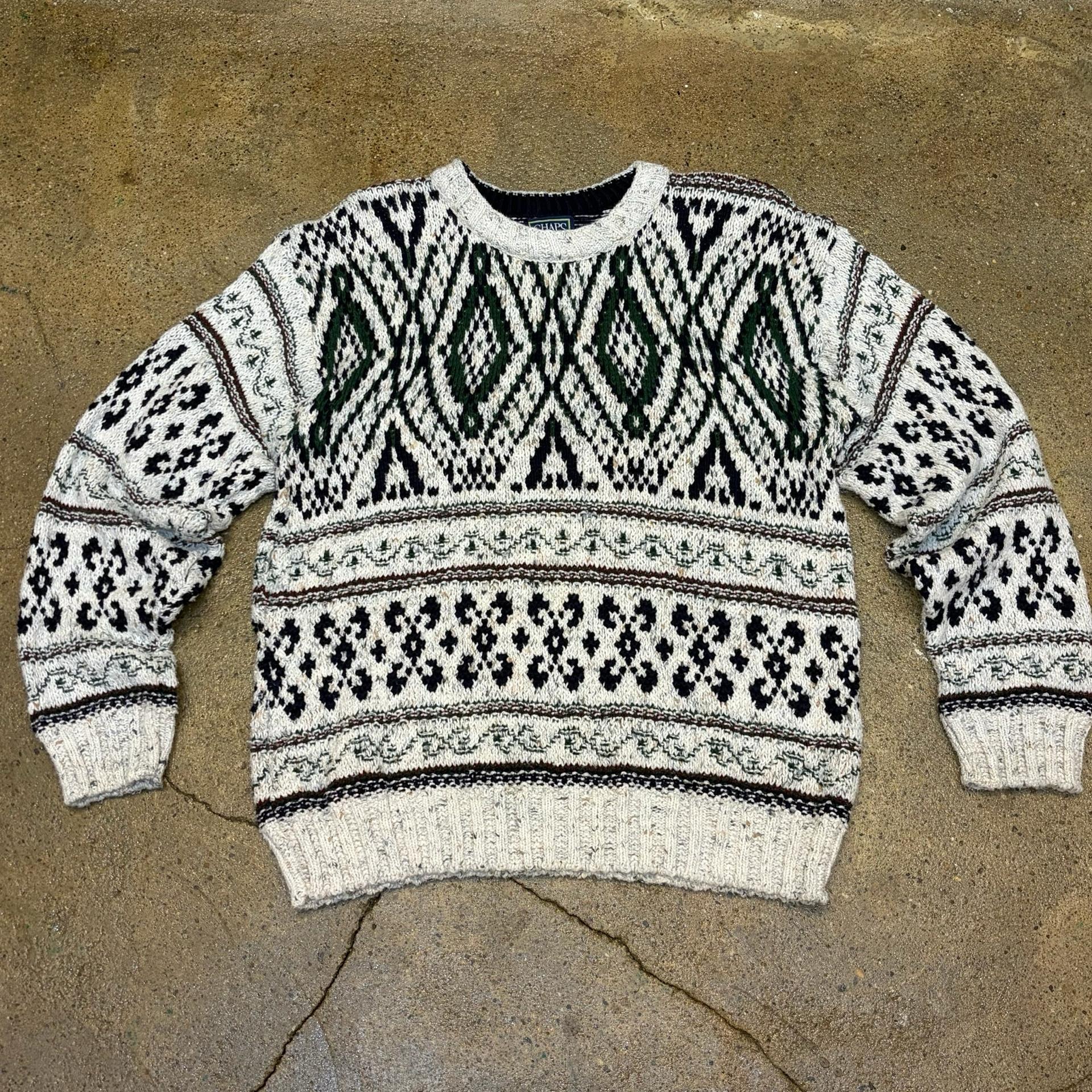 90s Made in USA 빈티지 챕스 랄프로렌 크리스마스 니트 2