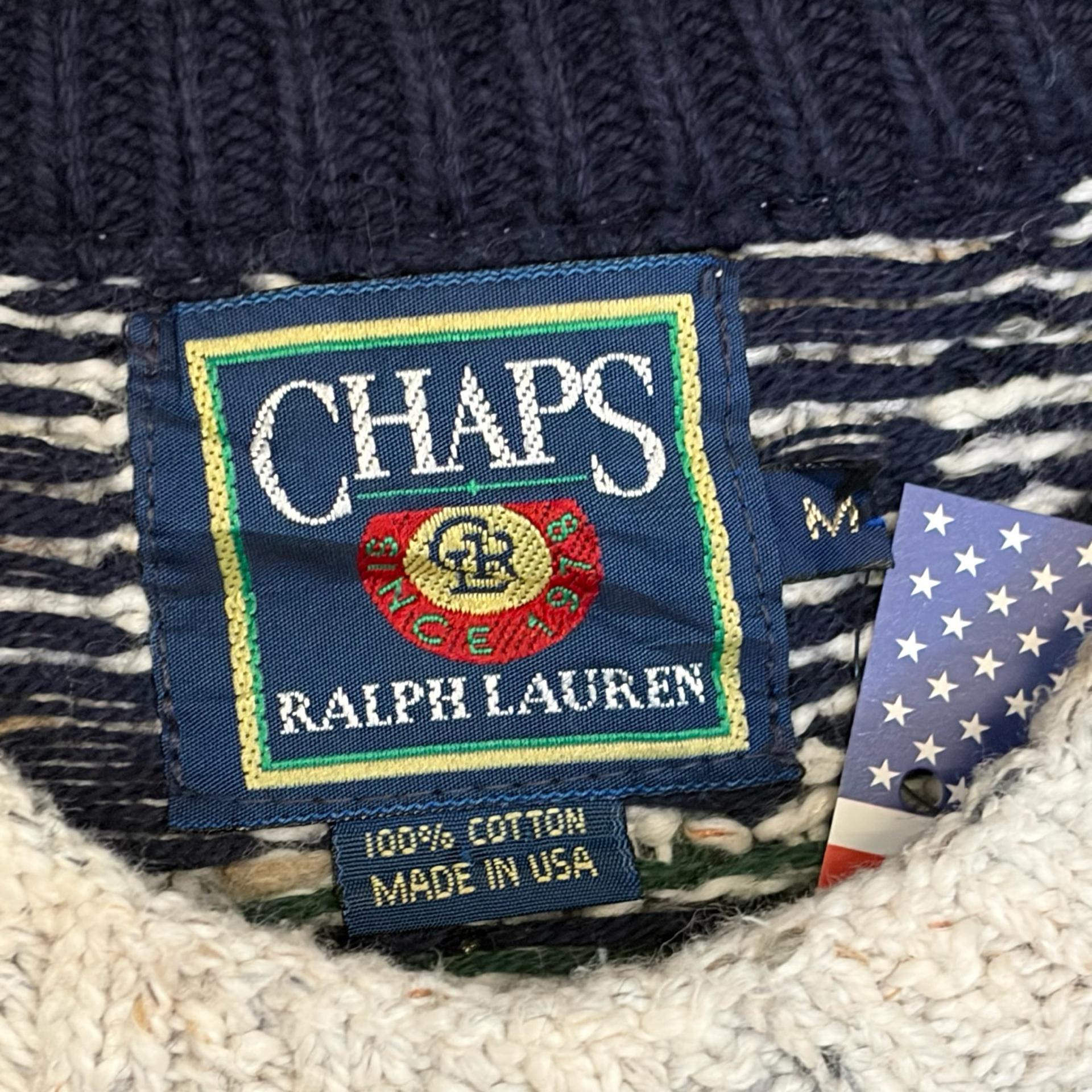 90s Made in USA 빈티지 챕스 랄프로렌 크리스마스 니트 7