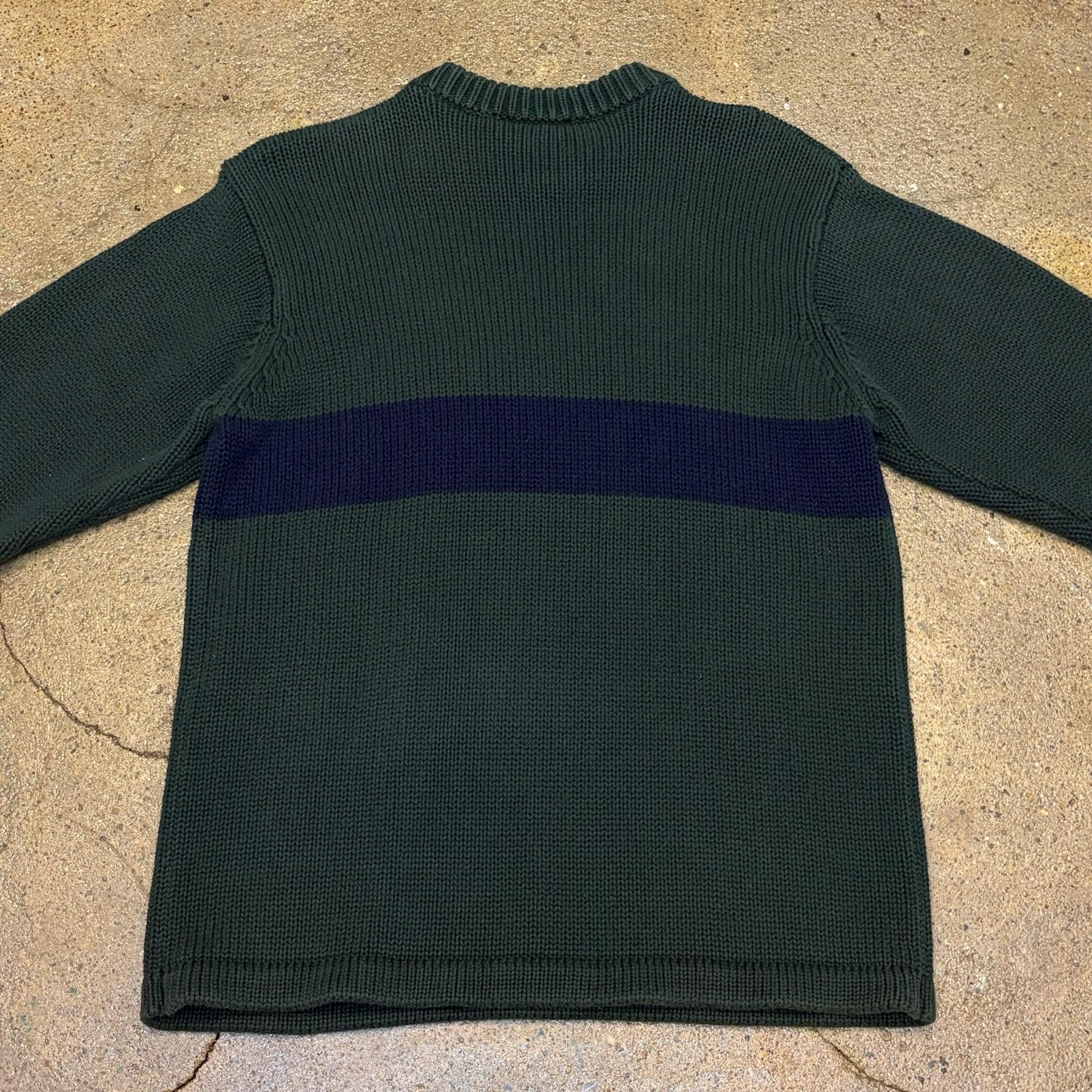 새상품급 90s USA 빈티지 폴로랄프로렌 폴로진 헤비코튼 니트 9