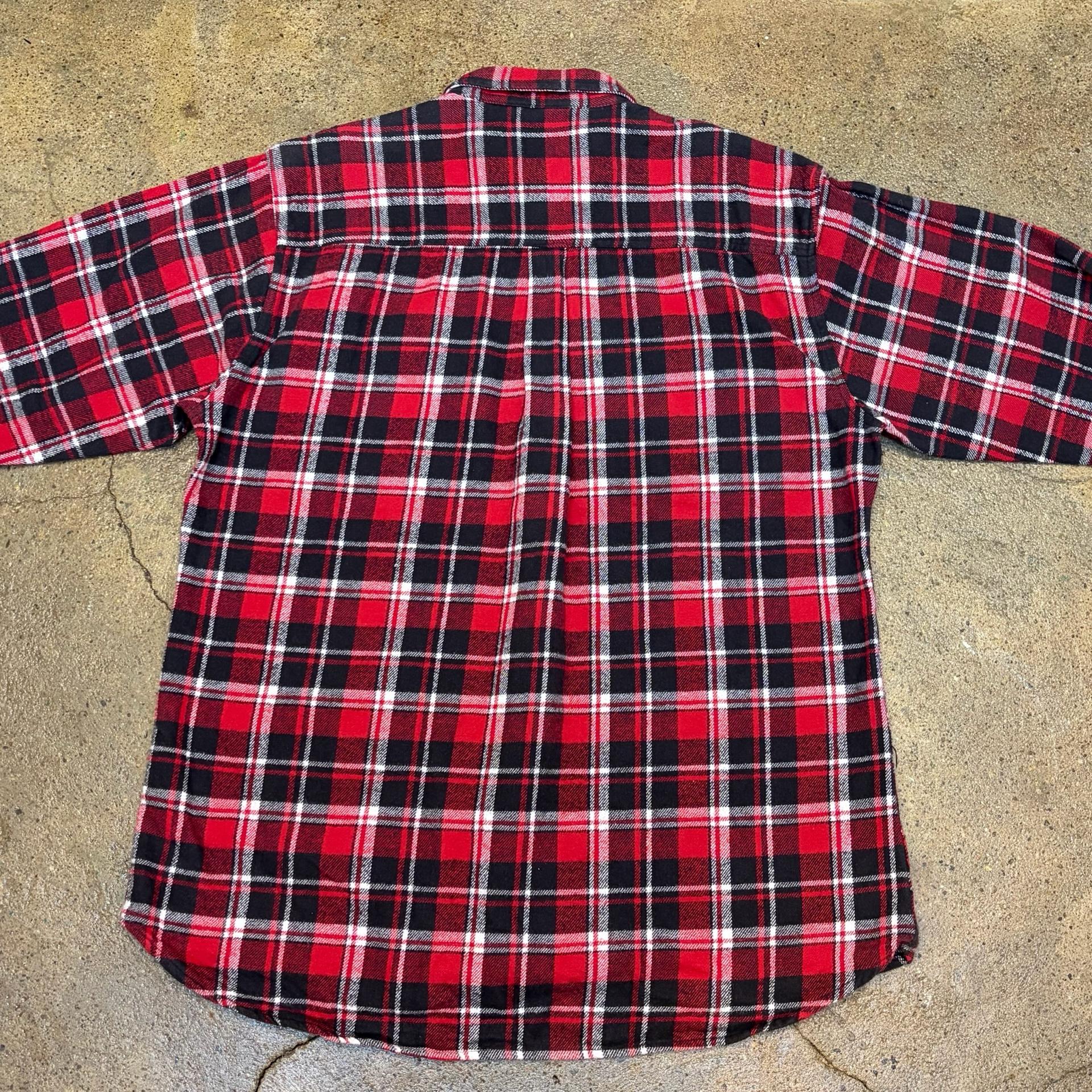 90s Made in Korea 생산 미국 빈티지 웨스턴 울 체크셔츠 7