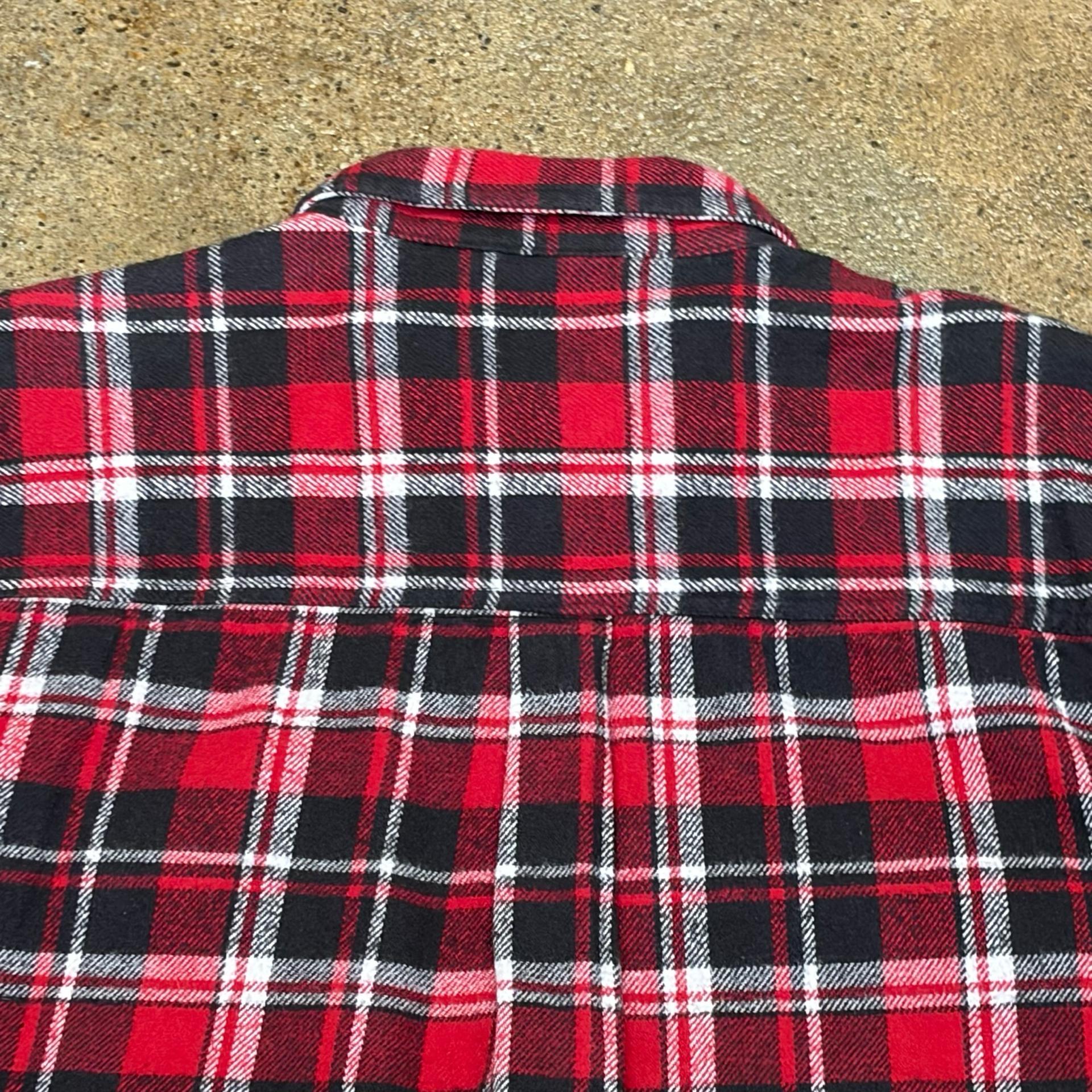 90s Made in Korea 생산 미국 빈티지 웨스턴 울 체크셔츠 8
