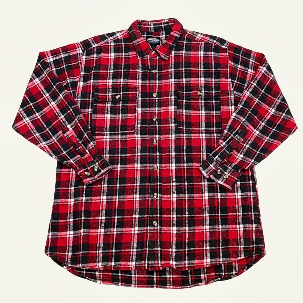 90s Made in Korea 생산 미국 빈티지 웨스턴 울 체크셔츠 1