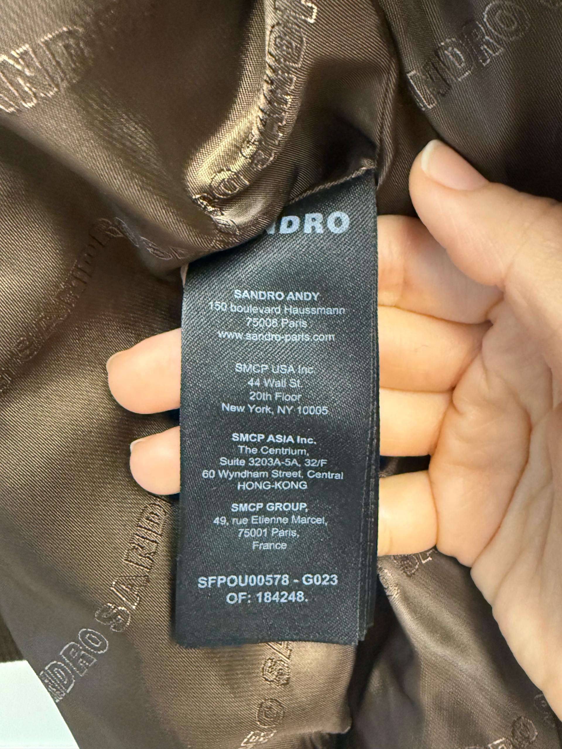 산드로 marron 페이크 퍼 자켓 6