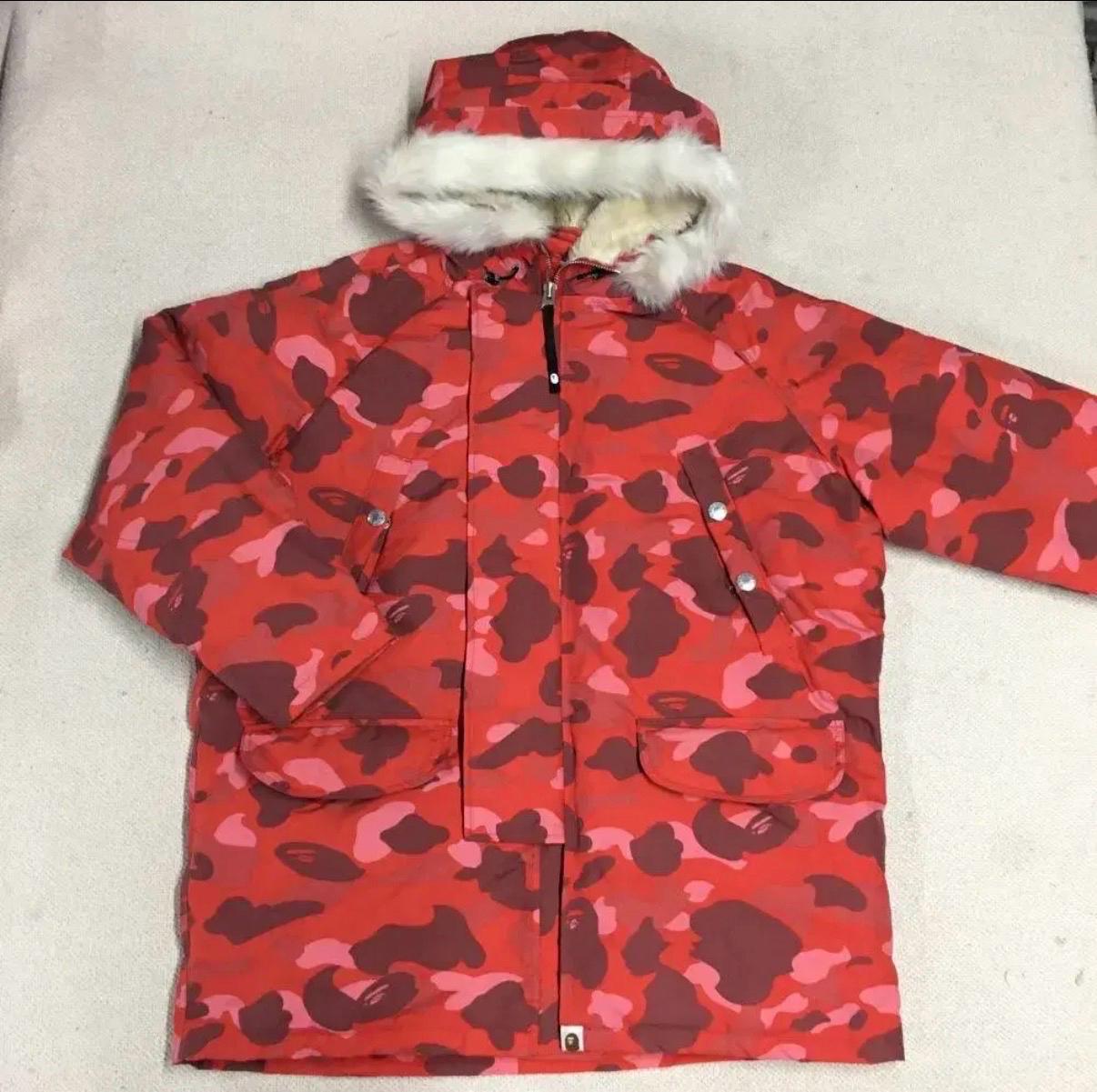BAPE 베이프 레드 카모 자켓 2