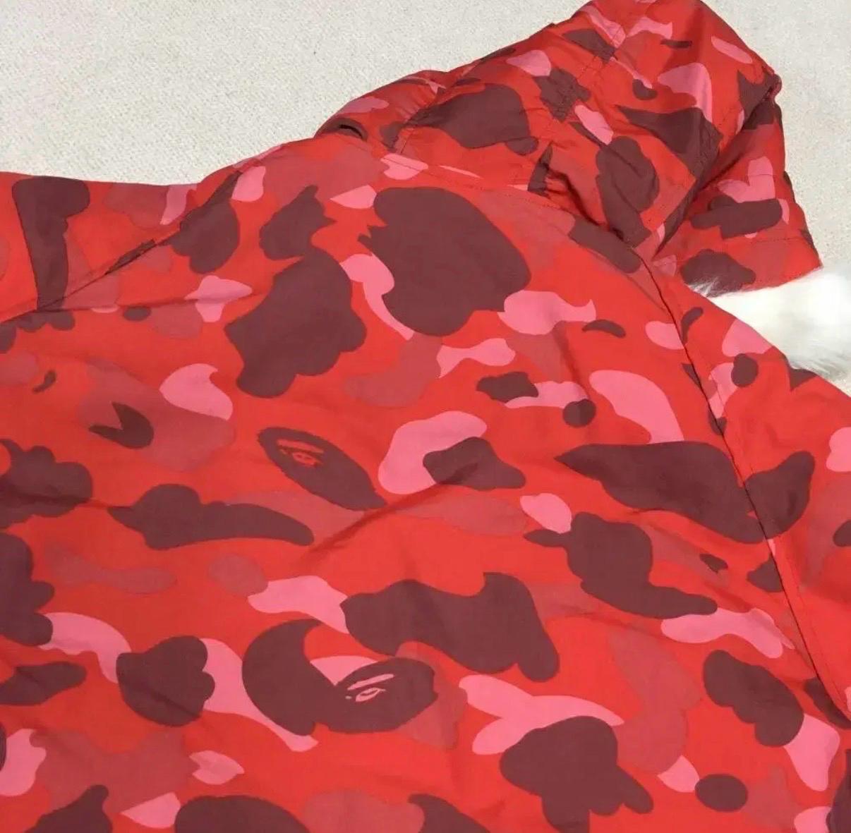 BAPE 베이프 레드 카모 자켓 5