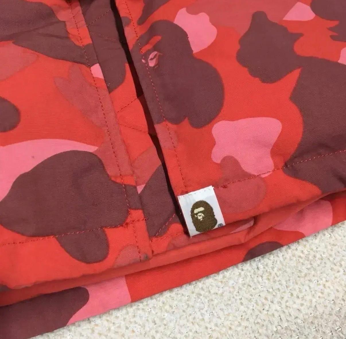 BAPE 베이프 레드 카모 자켓 4