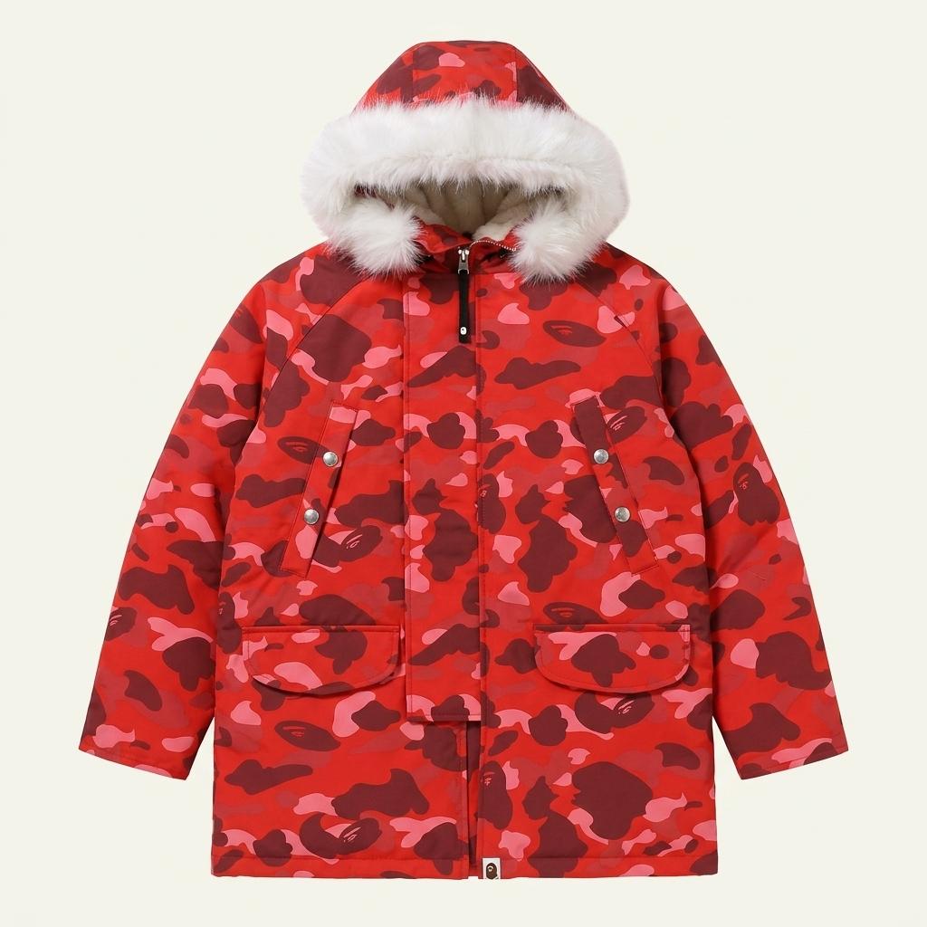 BAPE 베이프 레드 카모 자켓 1