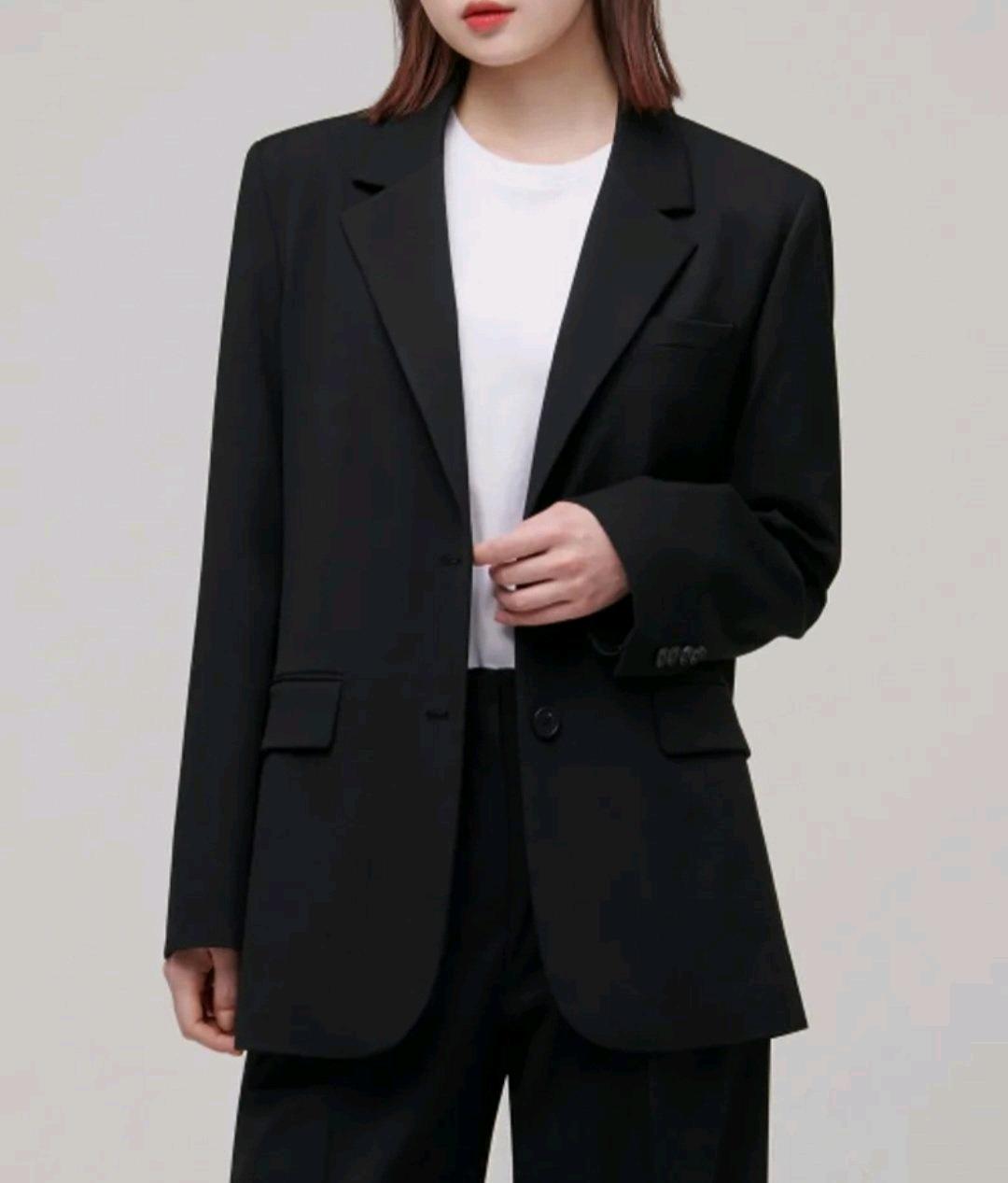 우먼즈 오버사이즈 블레이저 [블랙] 3