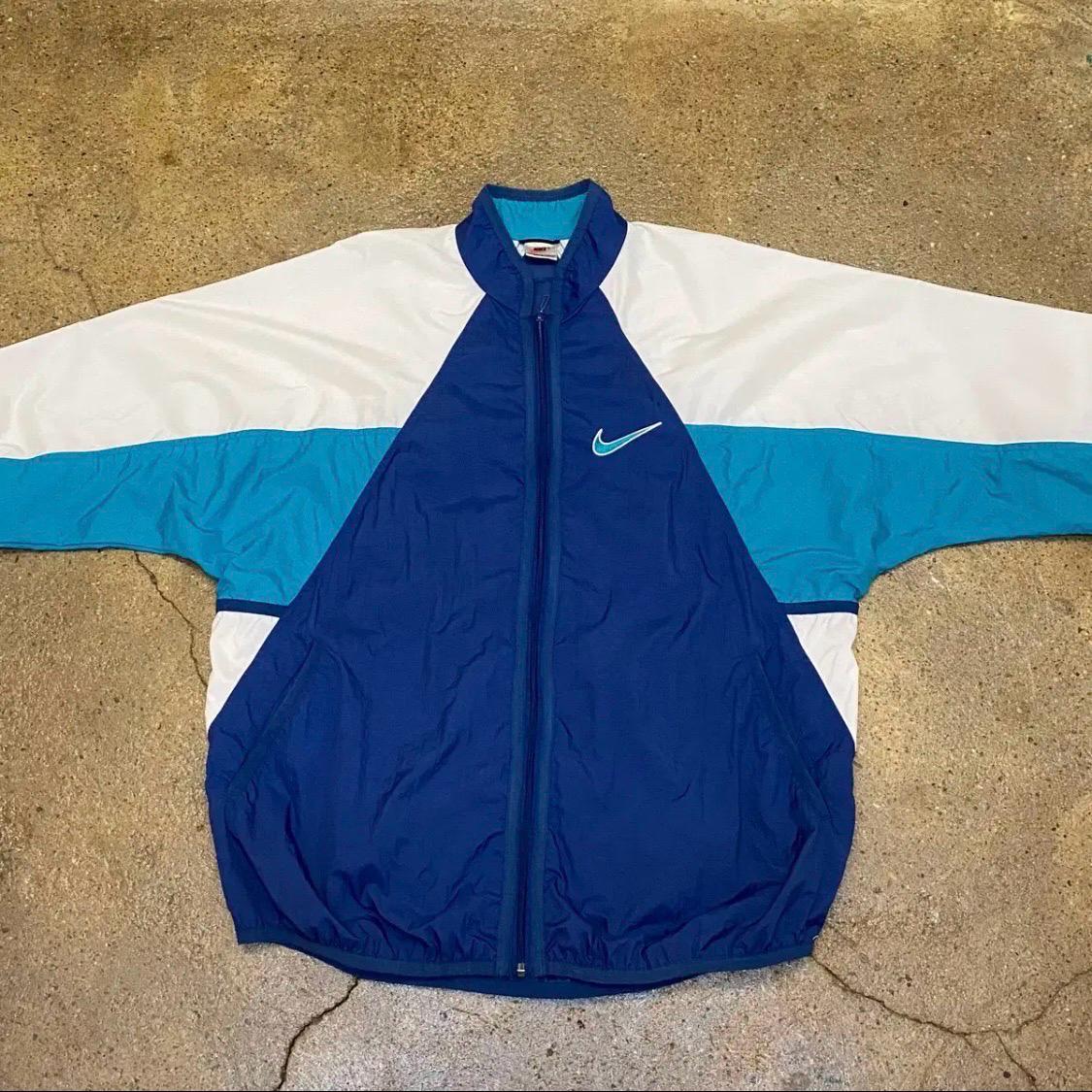 레어 90s 미국 빈티지 나이키 빅로고 경량 바람막이 8