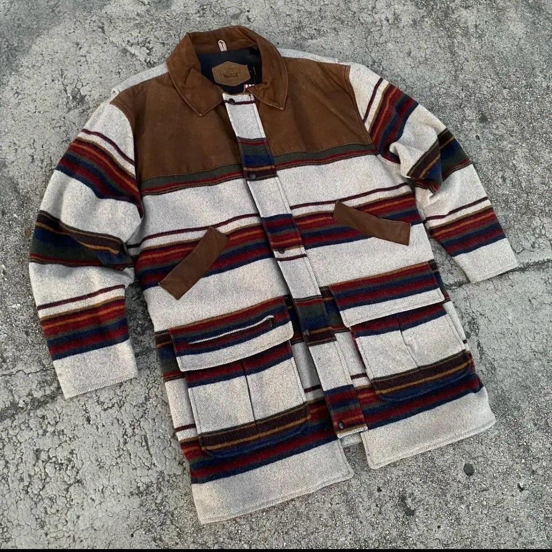[10%세일] 90s Made in usa 미국빈티지 울리치 울 하프코트 3