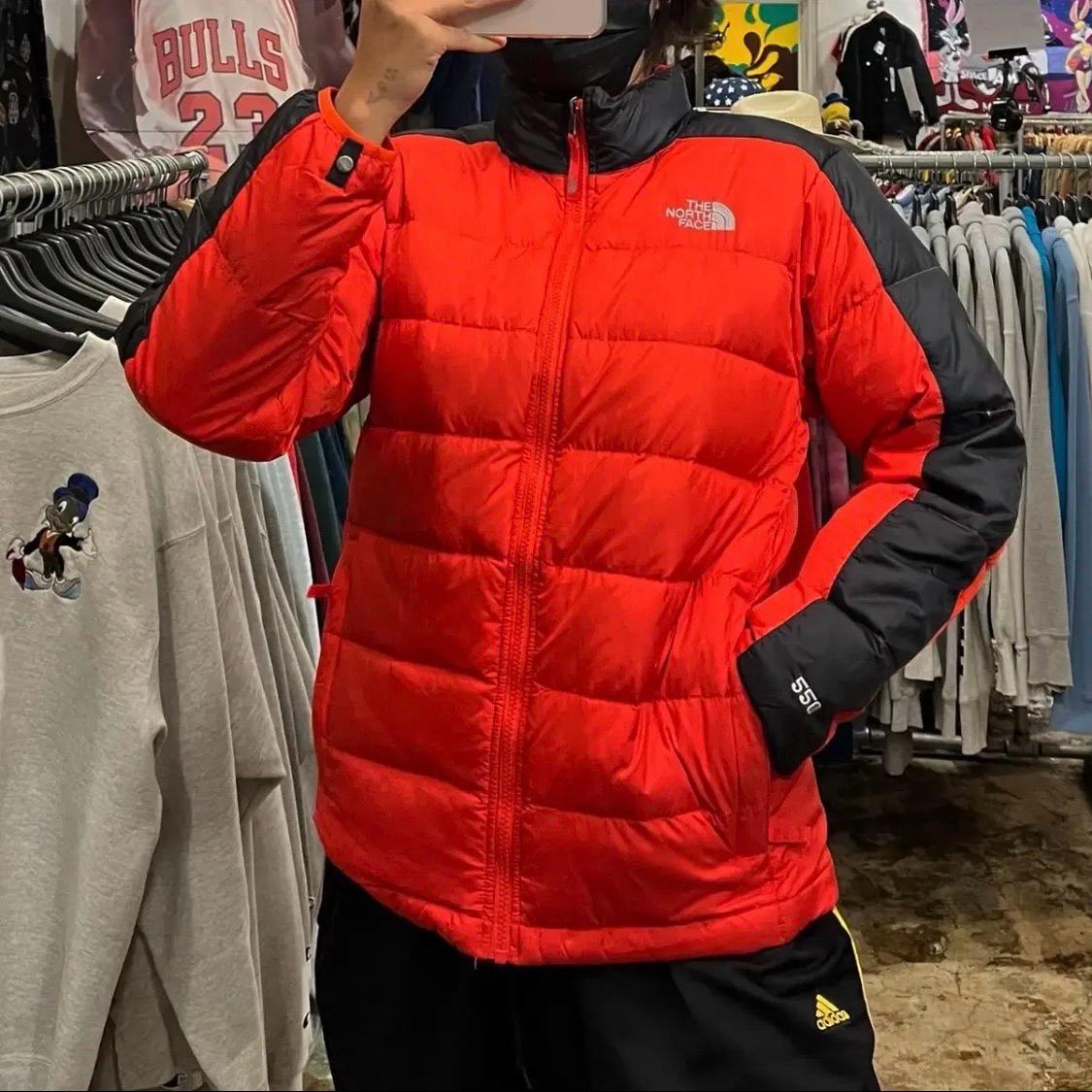 [30%세일] The North Face 550 구스다운 레드 패딩  2